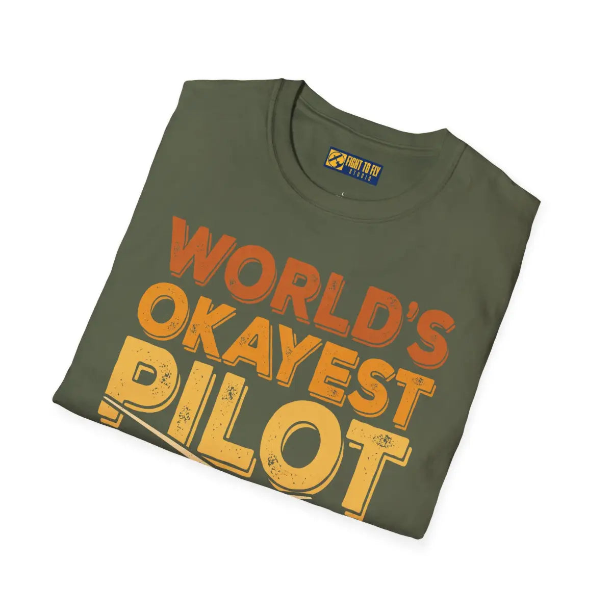 World’s Okayest Helicopter Pilot T-Shirt - gifts - WWII warbird t-shirt