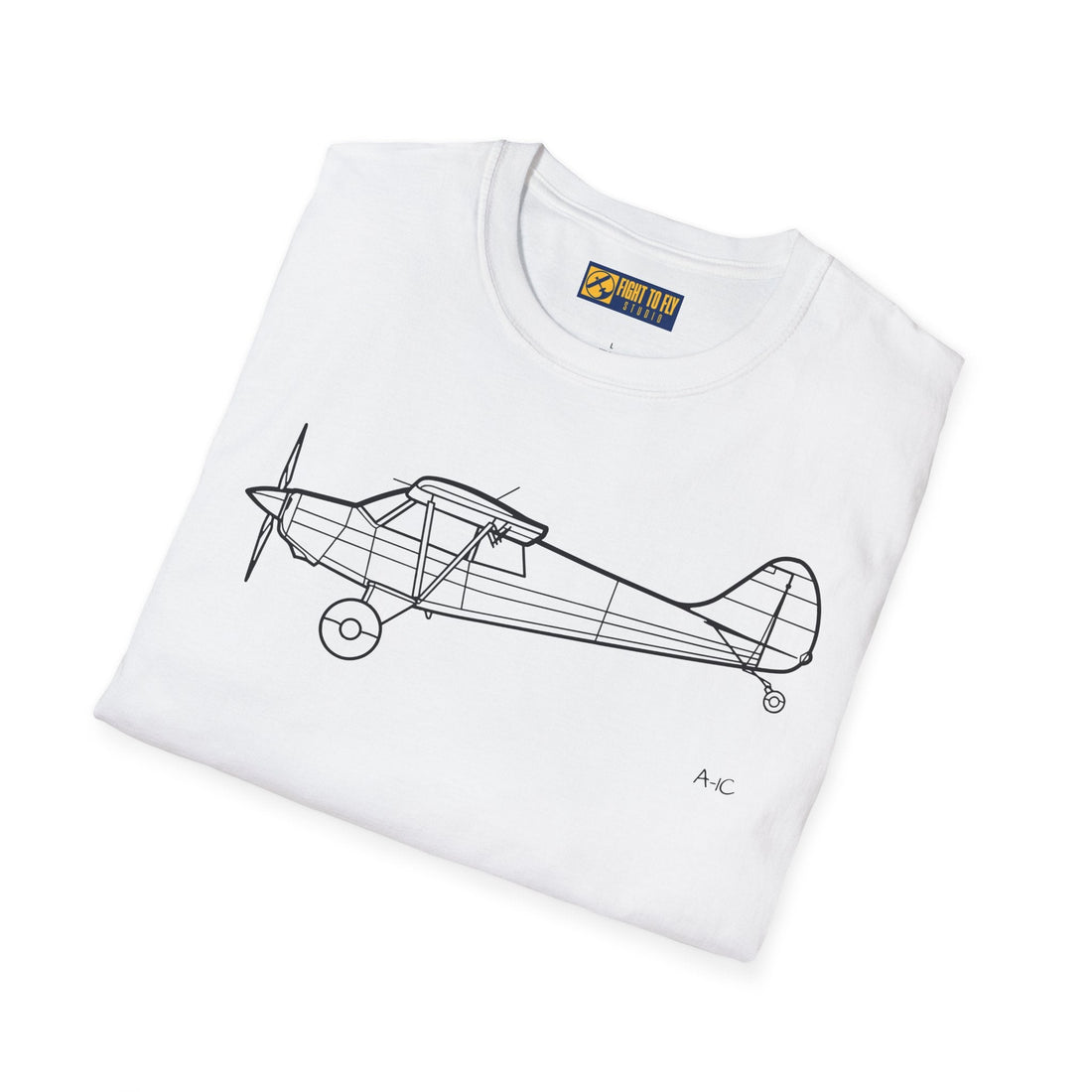 Husky A-1C T-Shirt – A-1C Taildragger STOL Aircraft Aviation Tee