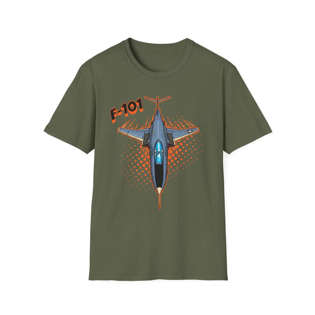 F-101 Voodoo Comic Style T-Shirt