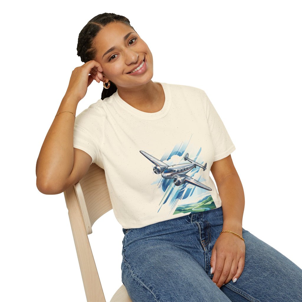 Lockheed Electra Jr Vintage Aircraft T-Shirt