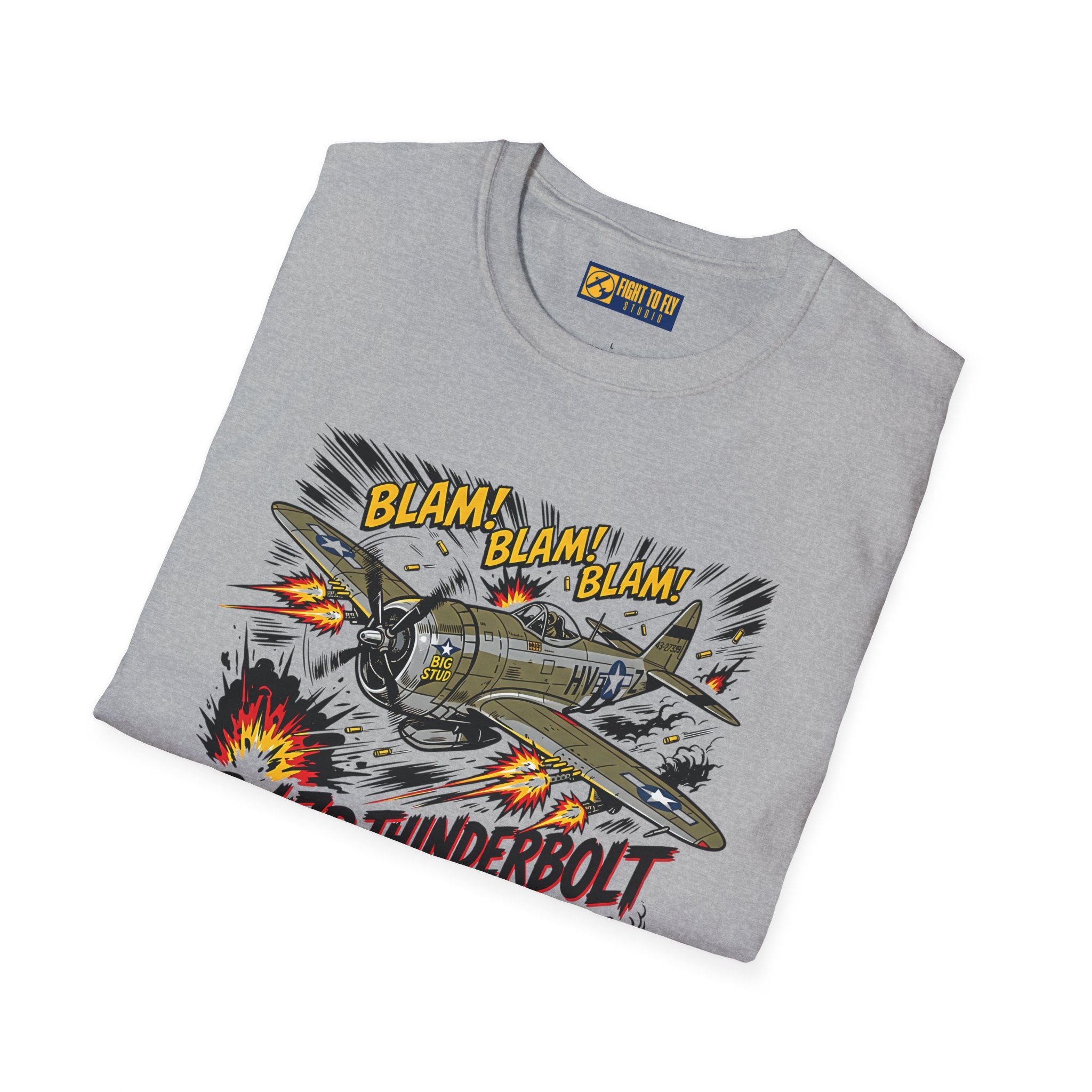 P-47D Thunderbolt Guns A-Blazing T-Shirt