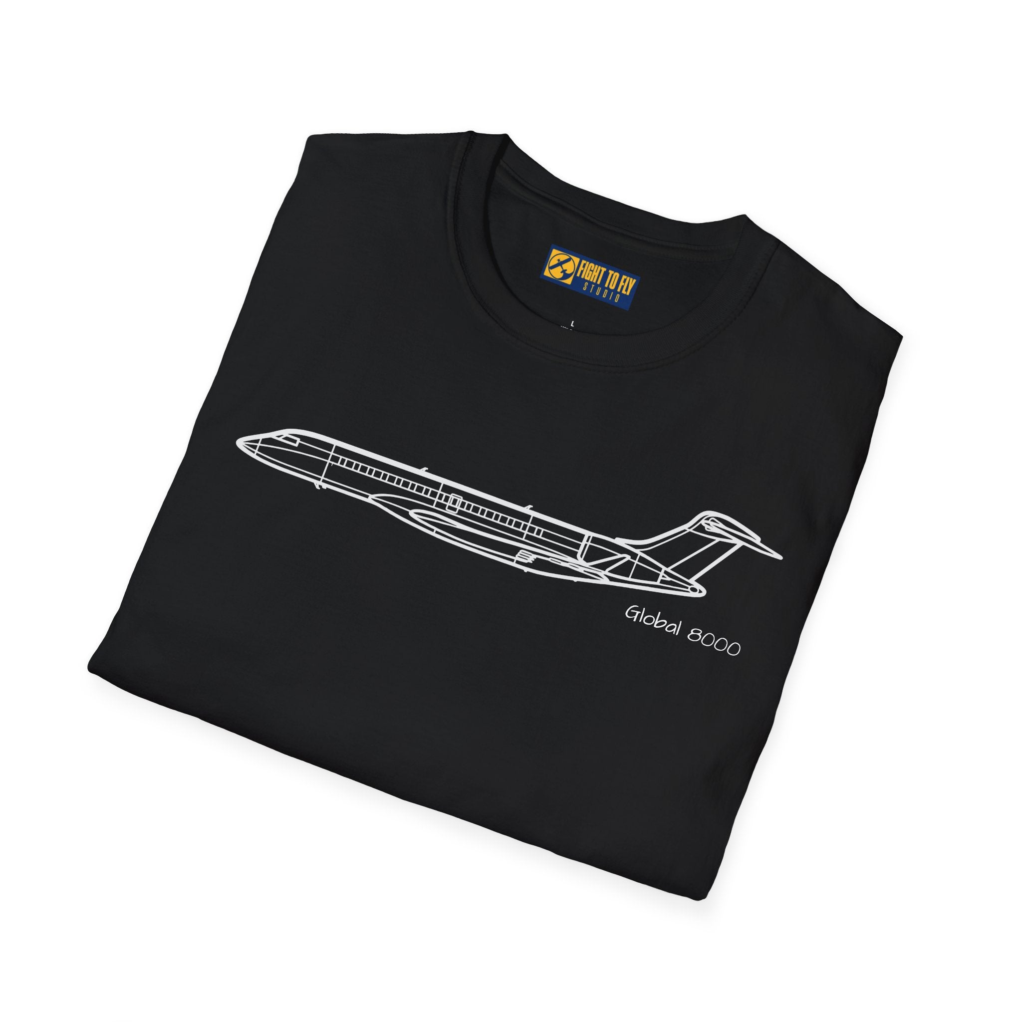 Global 8000 T-Shirt – Global 8000 Flagship Business Jet Aviation Tee