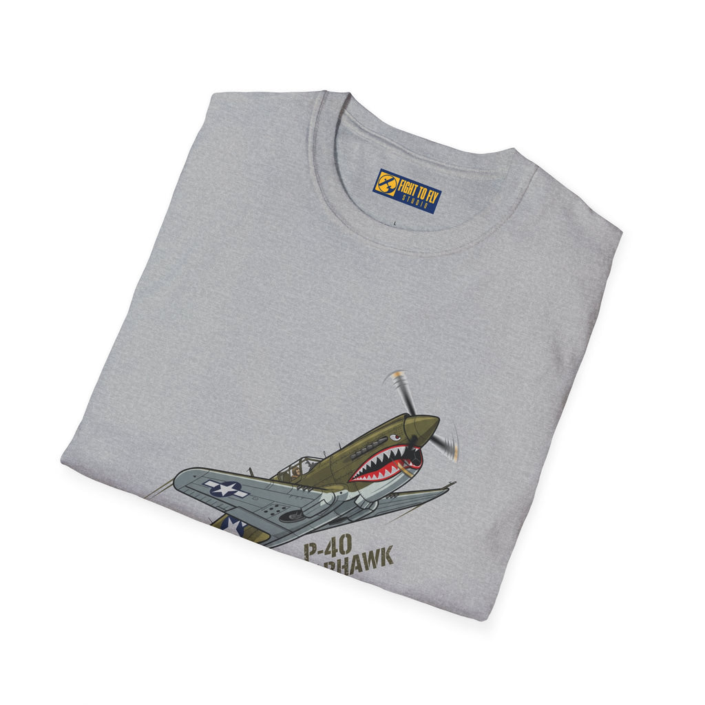P-40 Warhawk Shark Mouth T-Shirt