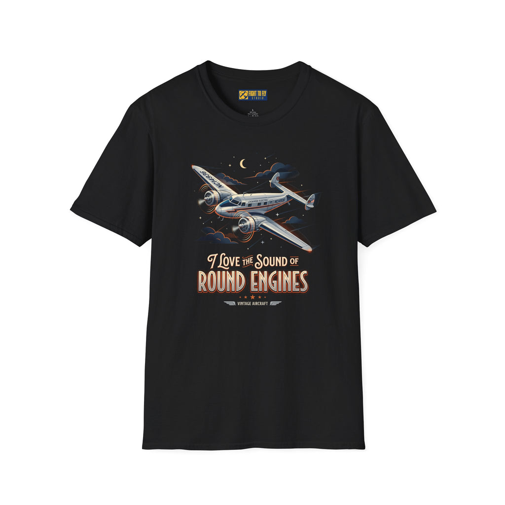 I Love the Sound of Round Engines Electra Jr Tee