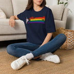 Title Cessna 170 Progress Pride Vintage Airplane Ribbo T-Shirt