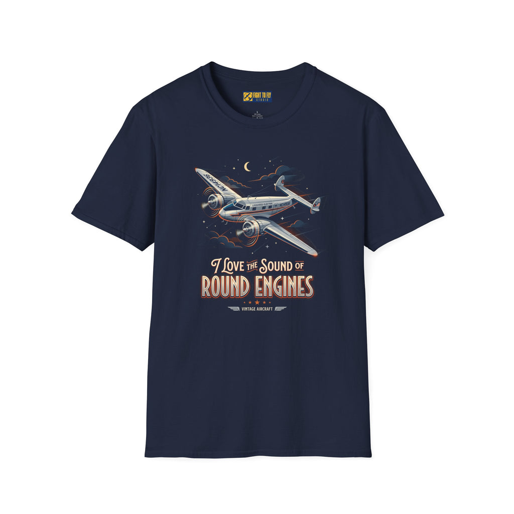 I Love the Sound of Round Engines Electra Jr Tee