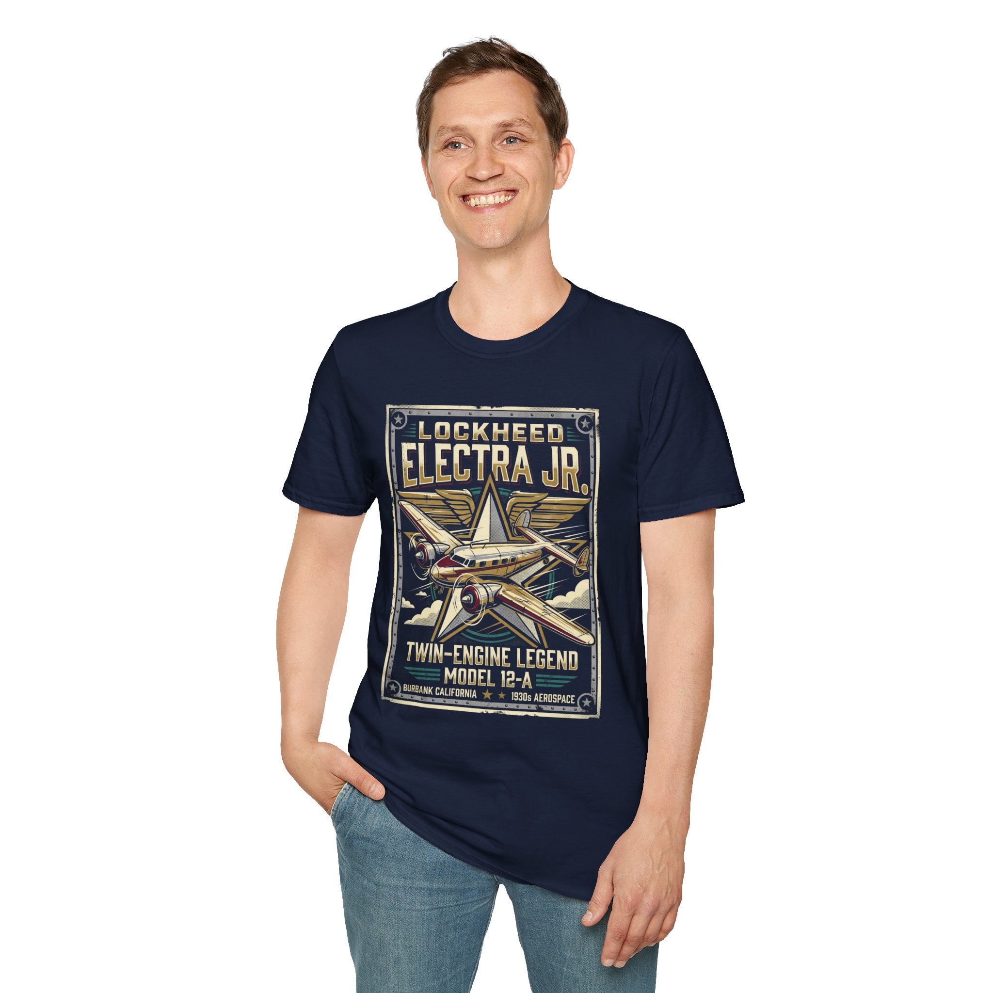 Lockheed Electra Jr Twin-Engine Legend T-Shirt