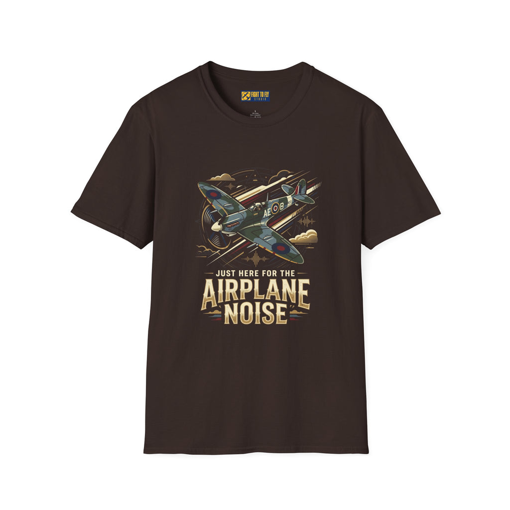 Just Here for the Airplane Noise Spitfire Tee