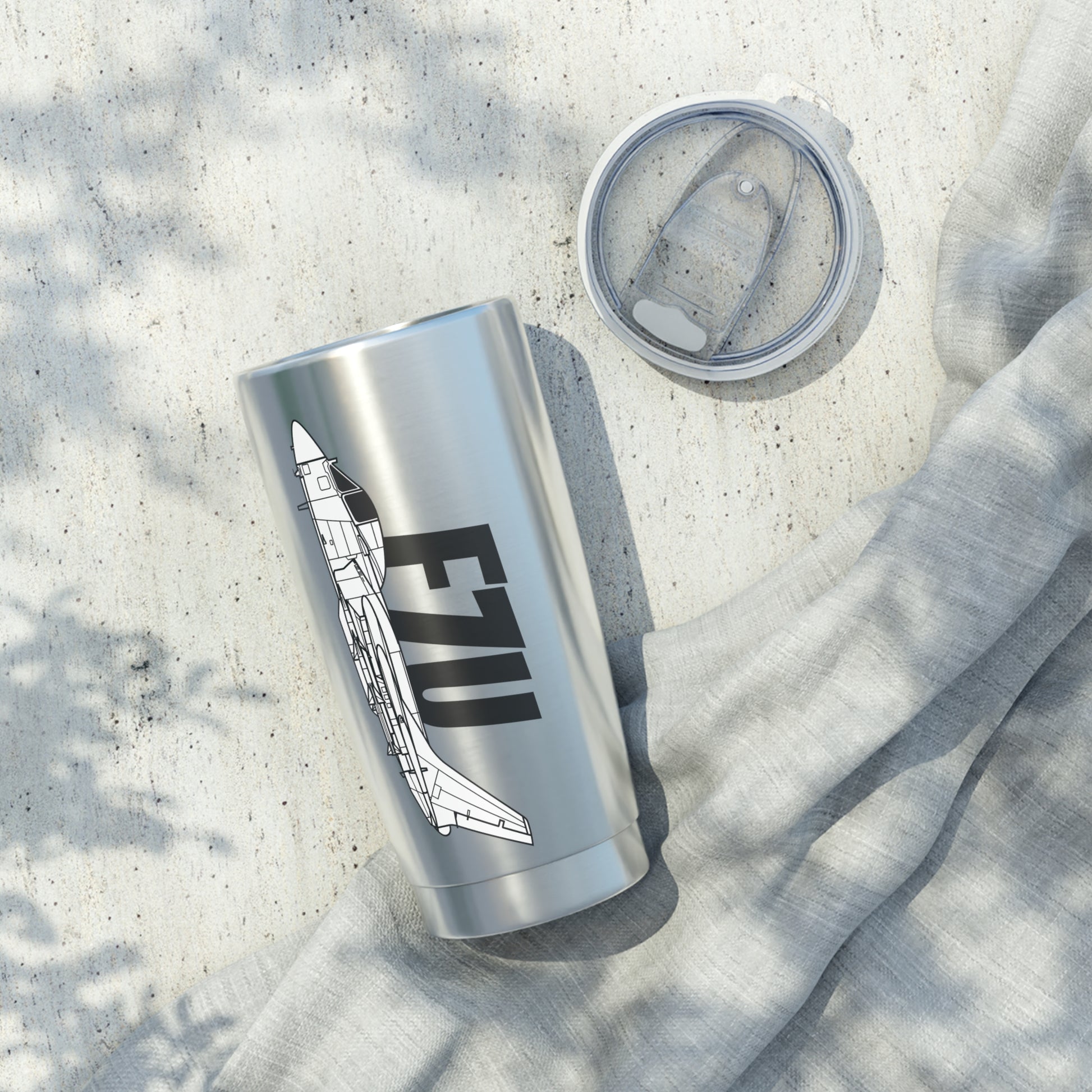 F7U Tumbler – Experimental Navy Jet Fighter Design - Mug - Gifts for pilots - Aviation apparel