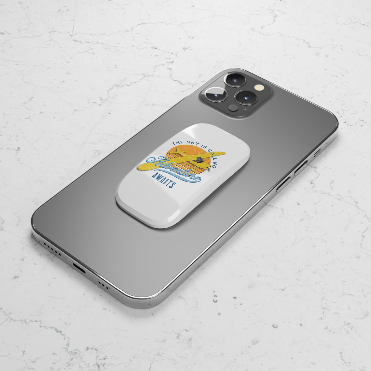 Adventure Awaits Phone Click-On Grip | Travel & Adventure Design
