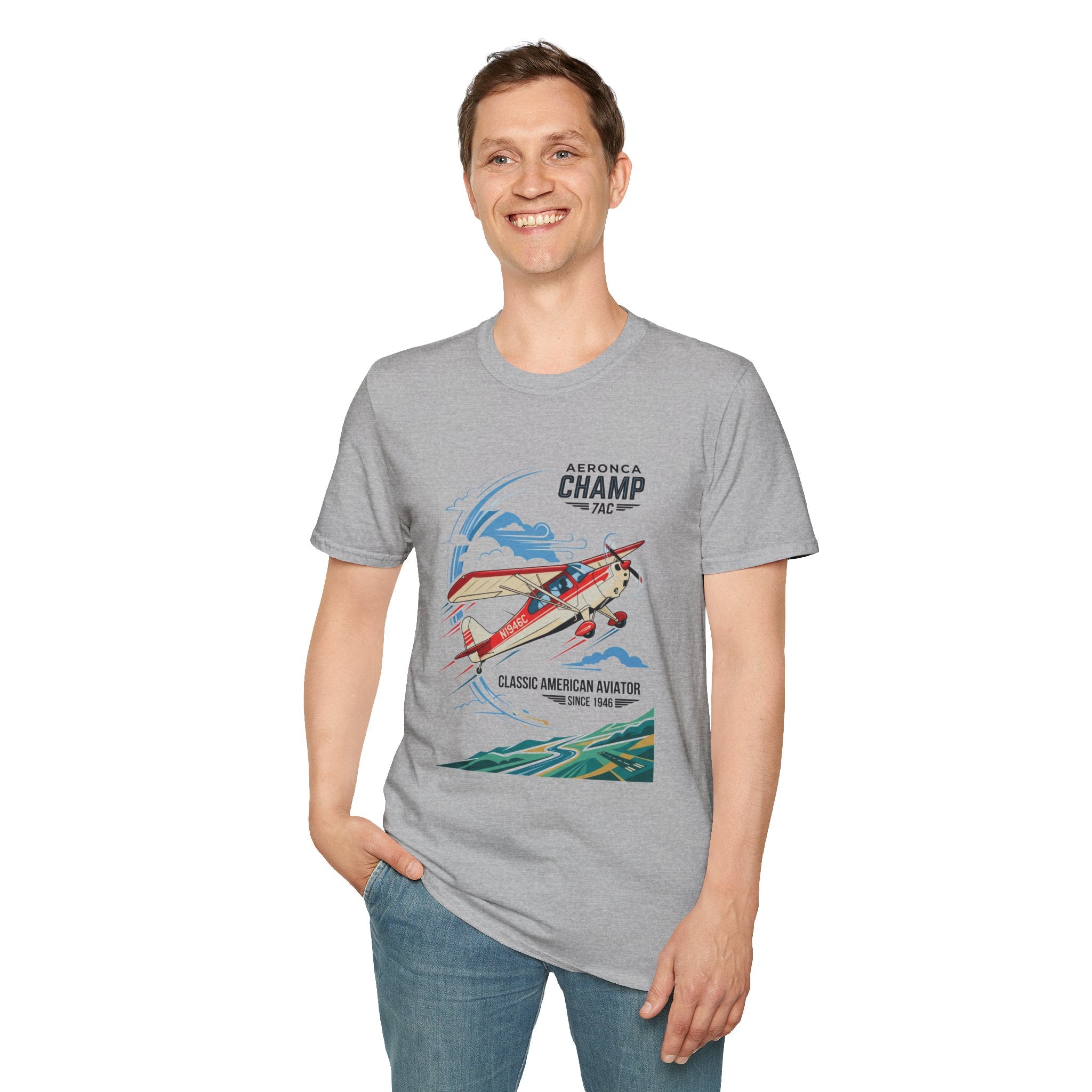 Aeronca Champ Classic American Aviator T-Shirt