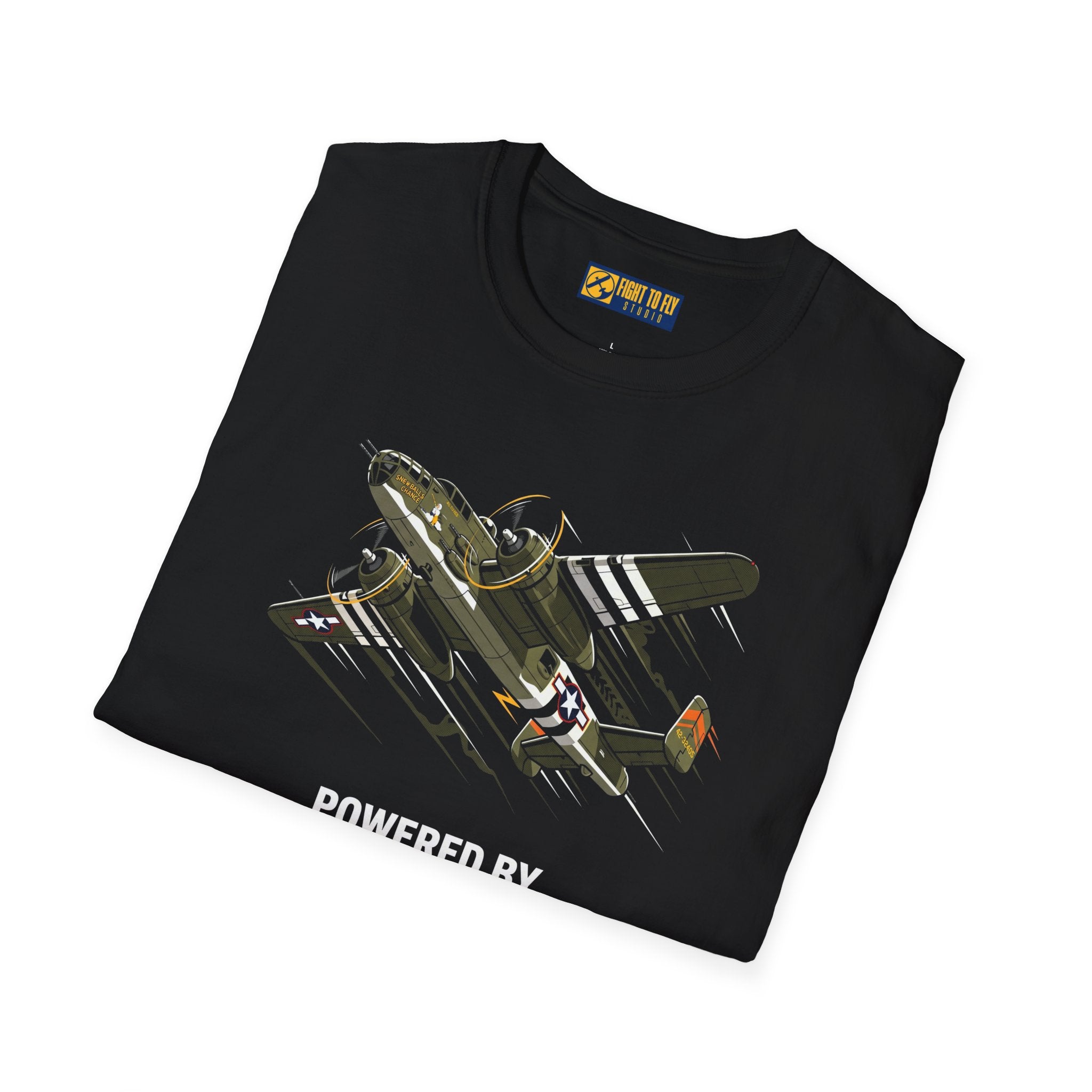 Powered by High Octane Nostalgia Warbird Tee