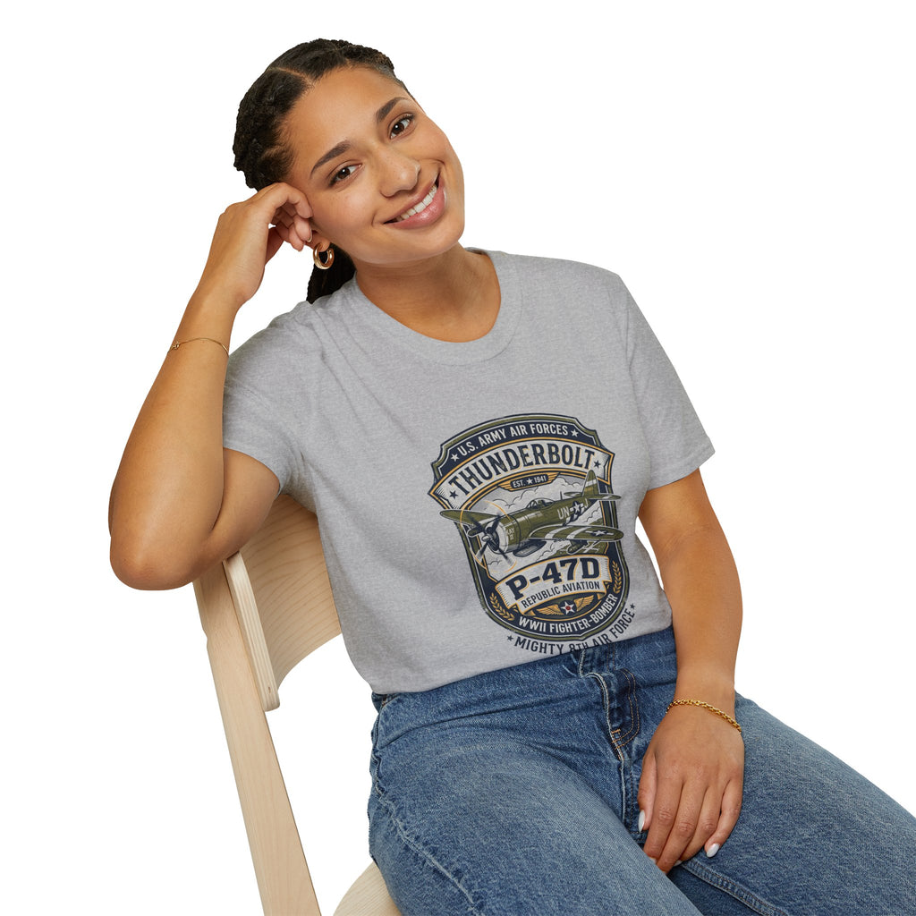 P-47D Thunderbolt Mighty 8th Air Force T-Shirt