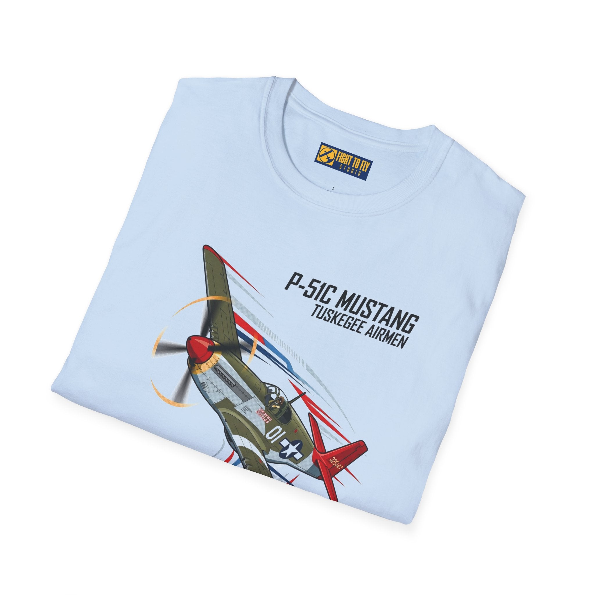 P-51C Mustang Tuskegee Airmen T-Shirt