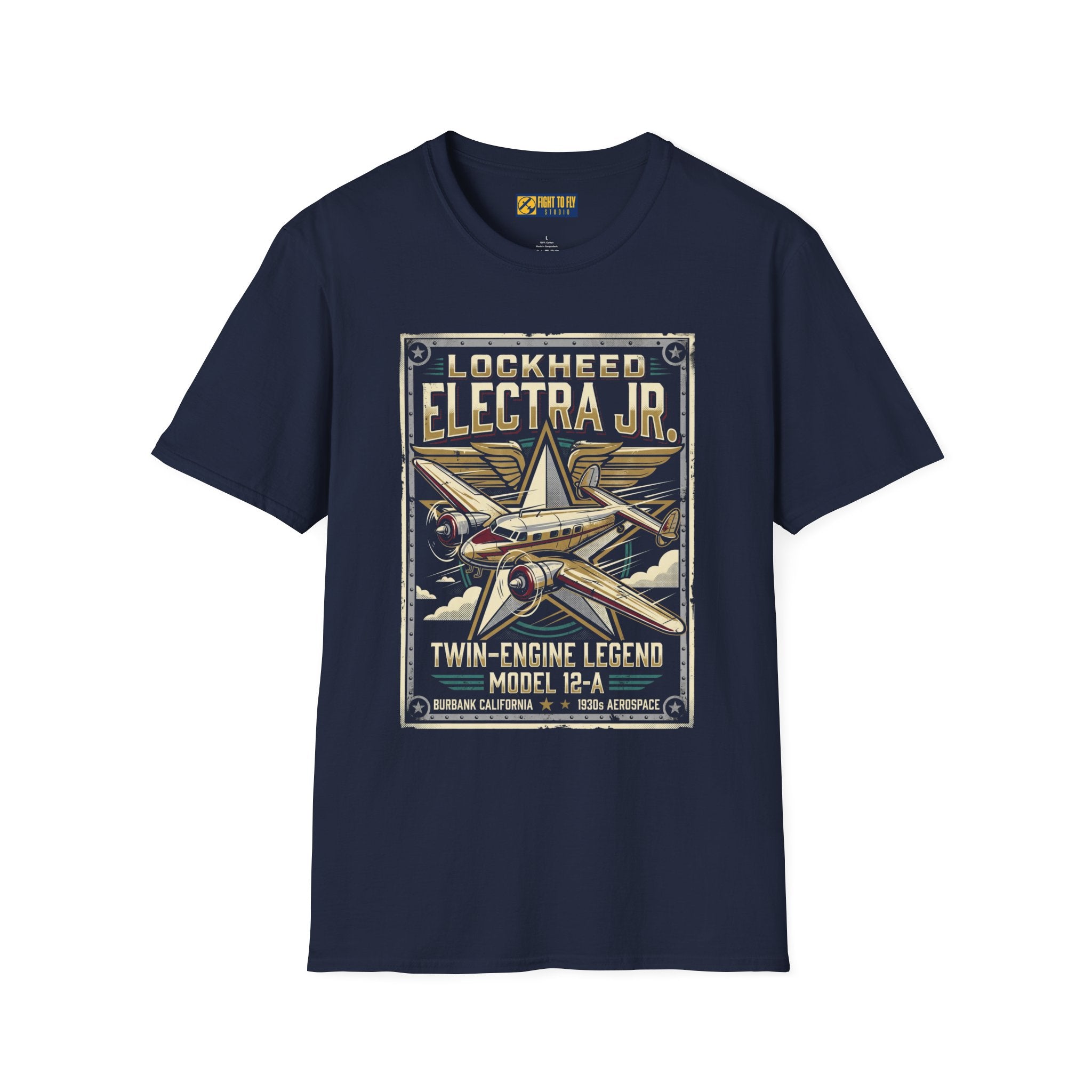 Lockheed Electra Jr Twin-Engine Legend T-Shirt
