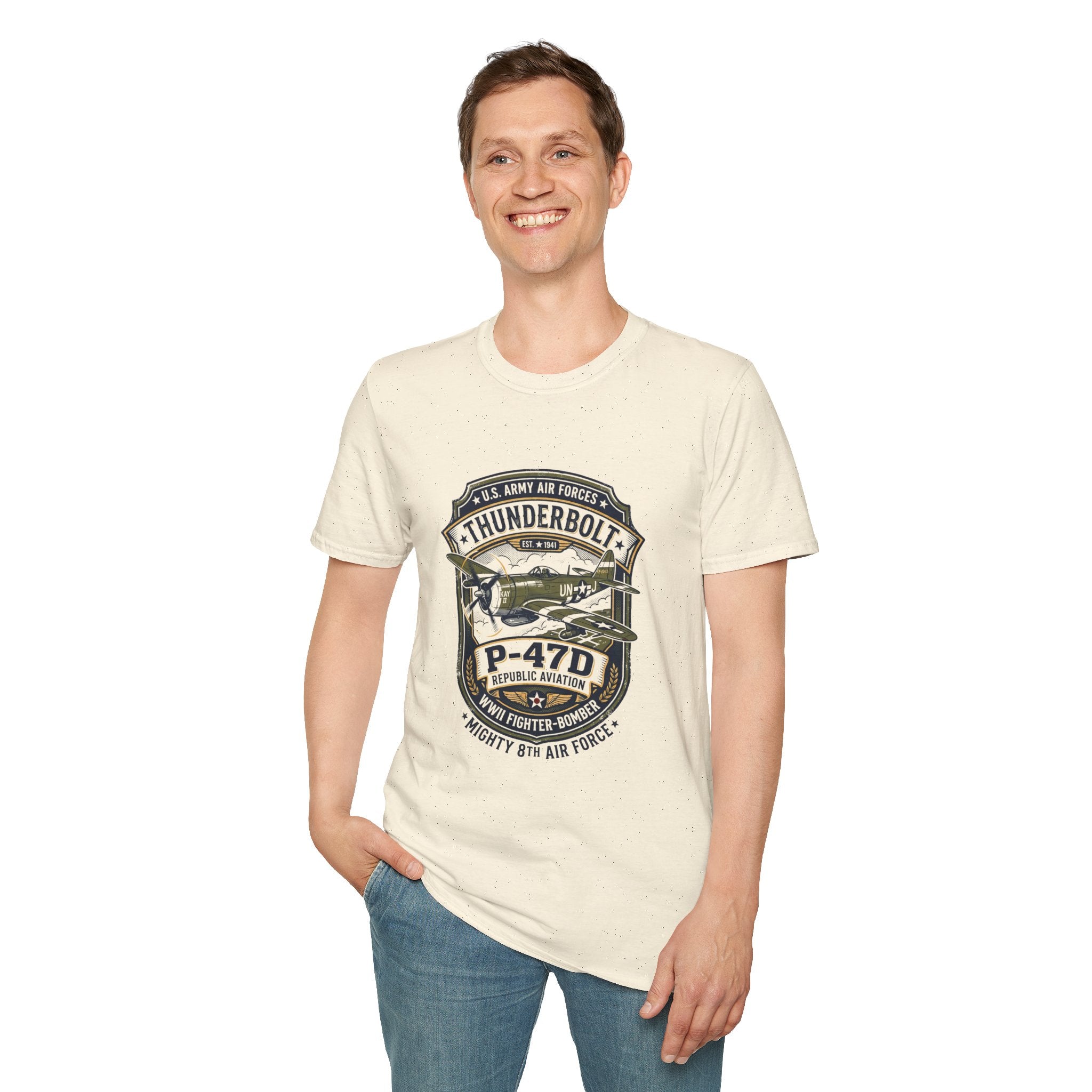 P-47D Thunderbolt Mighty 8th Air Force T-Shirt