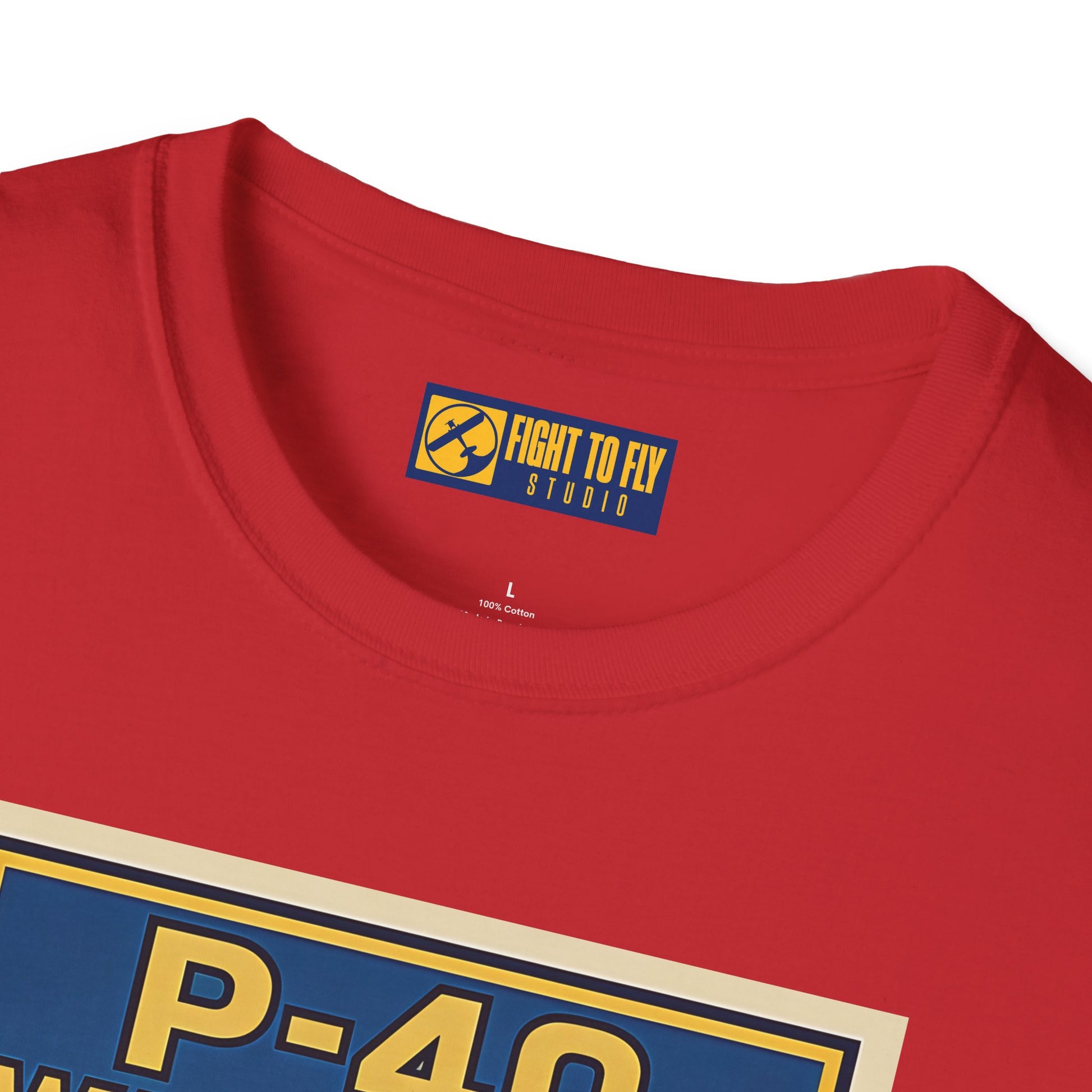 P-40 Premium T-Shirt – Iconic WWII Fighter Full Graphic Aviation Tee - Pilot gifts - warbird t-shirt