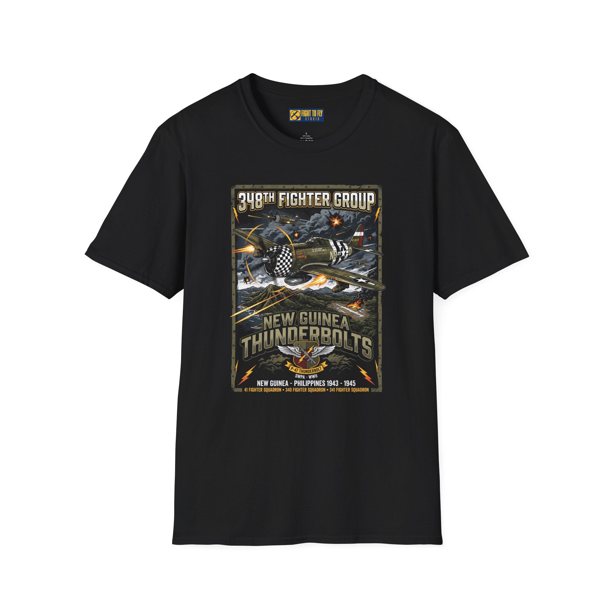 348th Fighter Group New Guinea Thunderbolts Tee