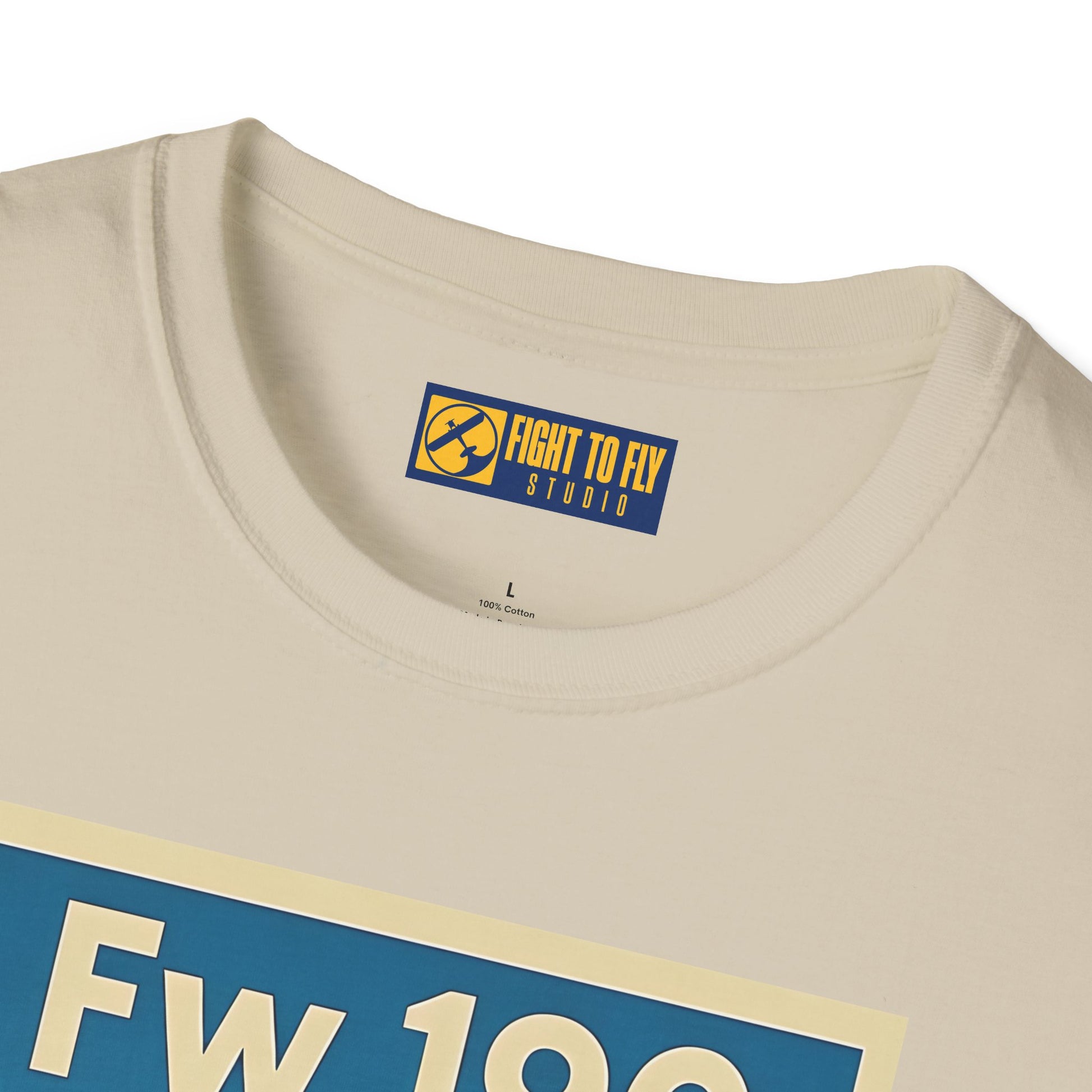 Fw 190 Premium T-Shirt – Focke-Wulf Fighter Full Graphic WWII Aviation Tee - Pilot gifts - warbird t-shirt