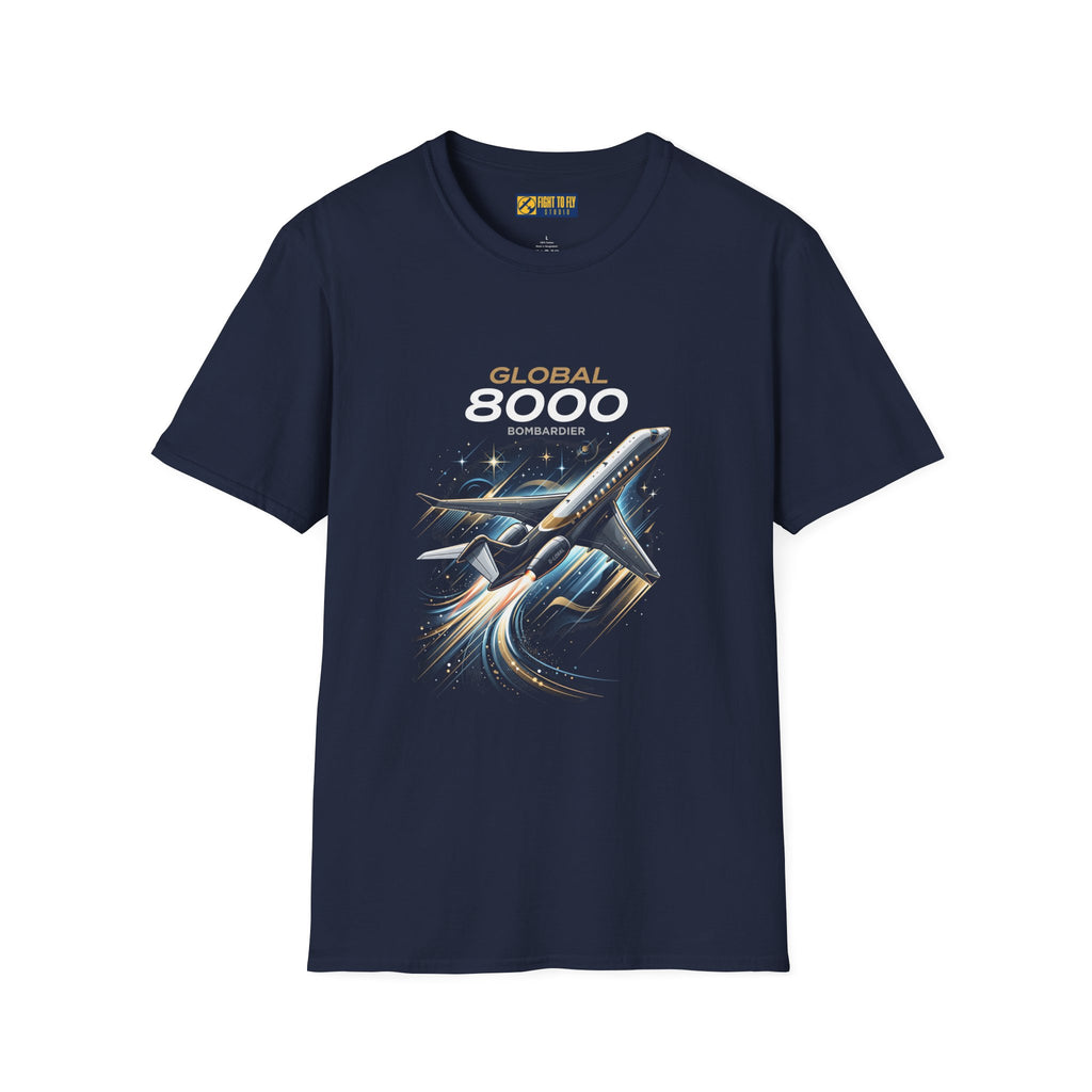 Bombardier Global 8000 Business Jet T-Shirt