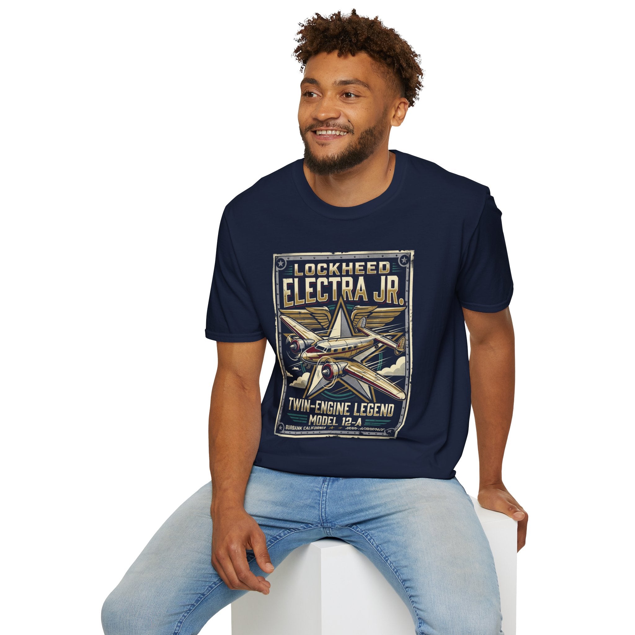 Lockheed Electra Jr Twin-Engine Legend T-Shirt