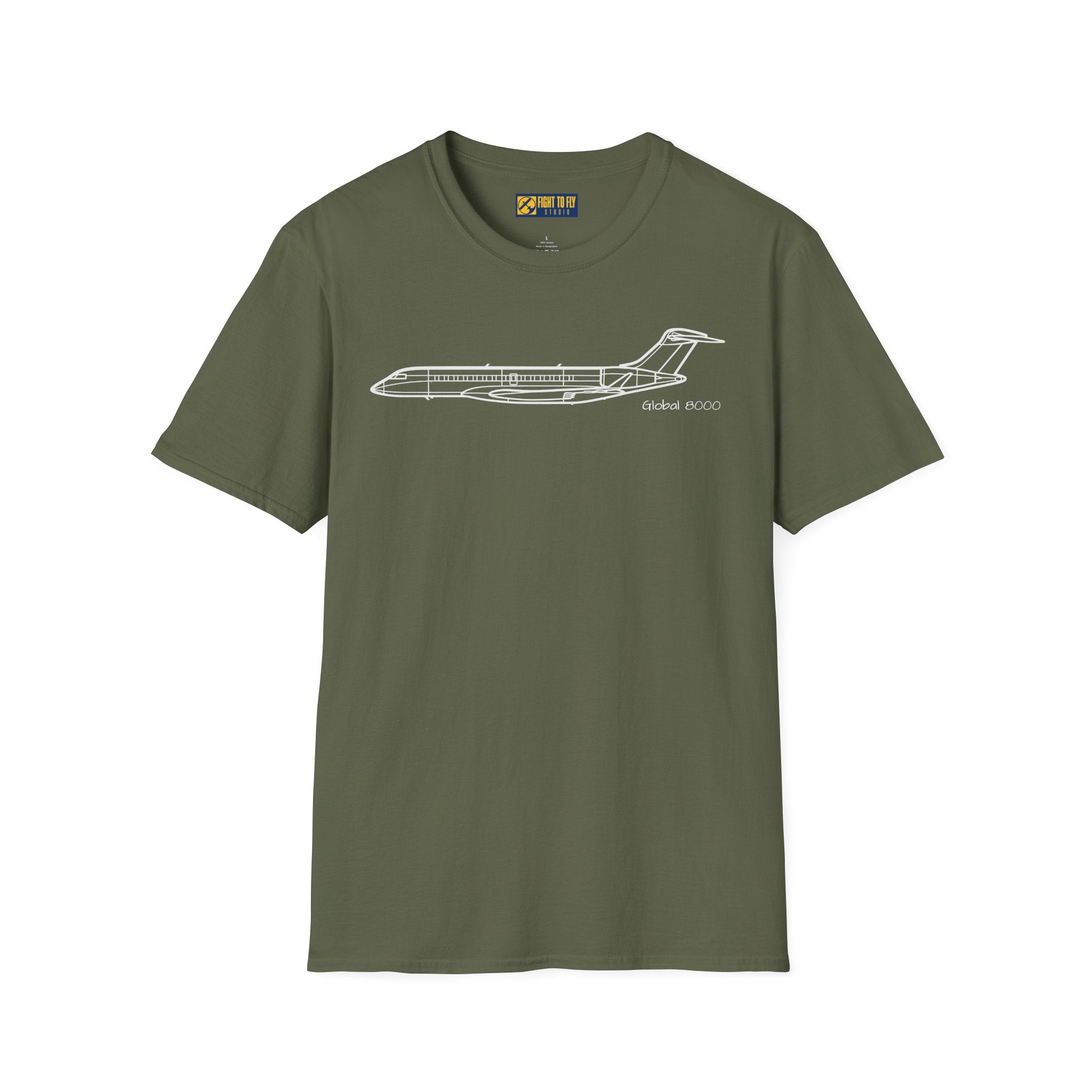Global 8000 T-Shirt – Global 8000 Flagship Business Jet Aviation Tee