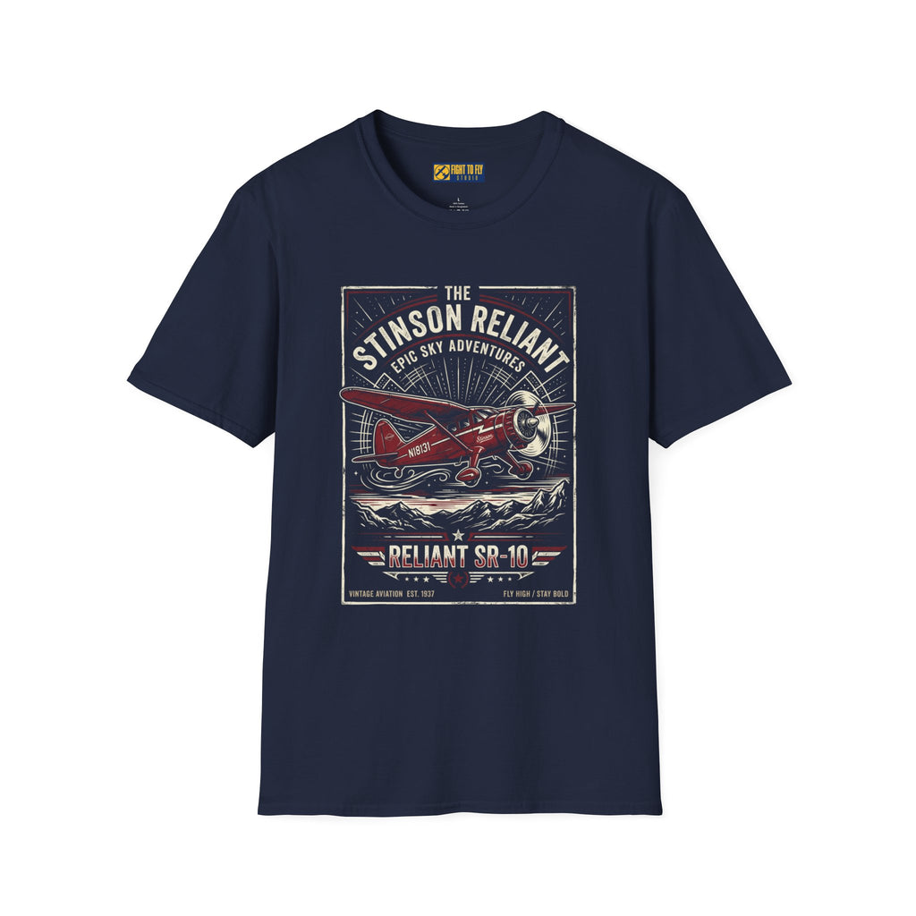Stinson Reliant SR-10 Epic Sky Adventure T-Shirt