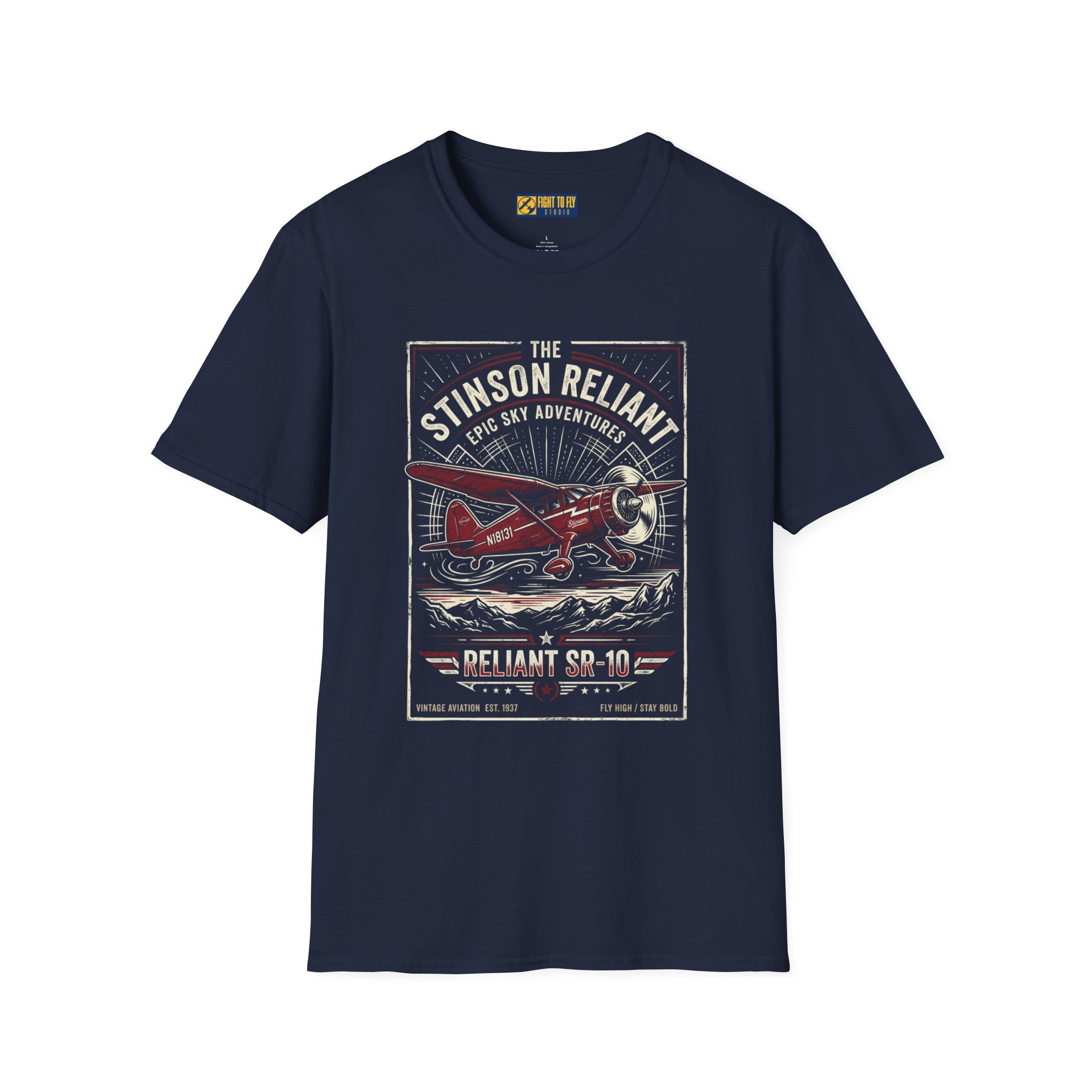 Stinson Reliant SR-10 Epic Sky Adventure T-Shirt