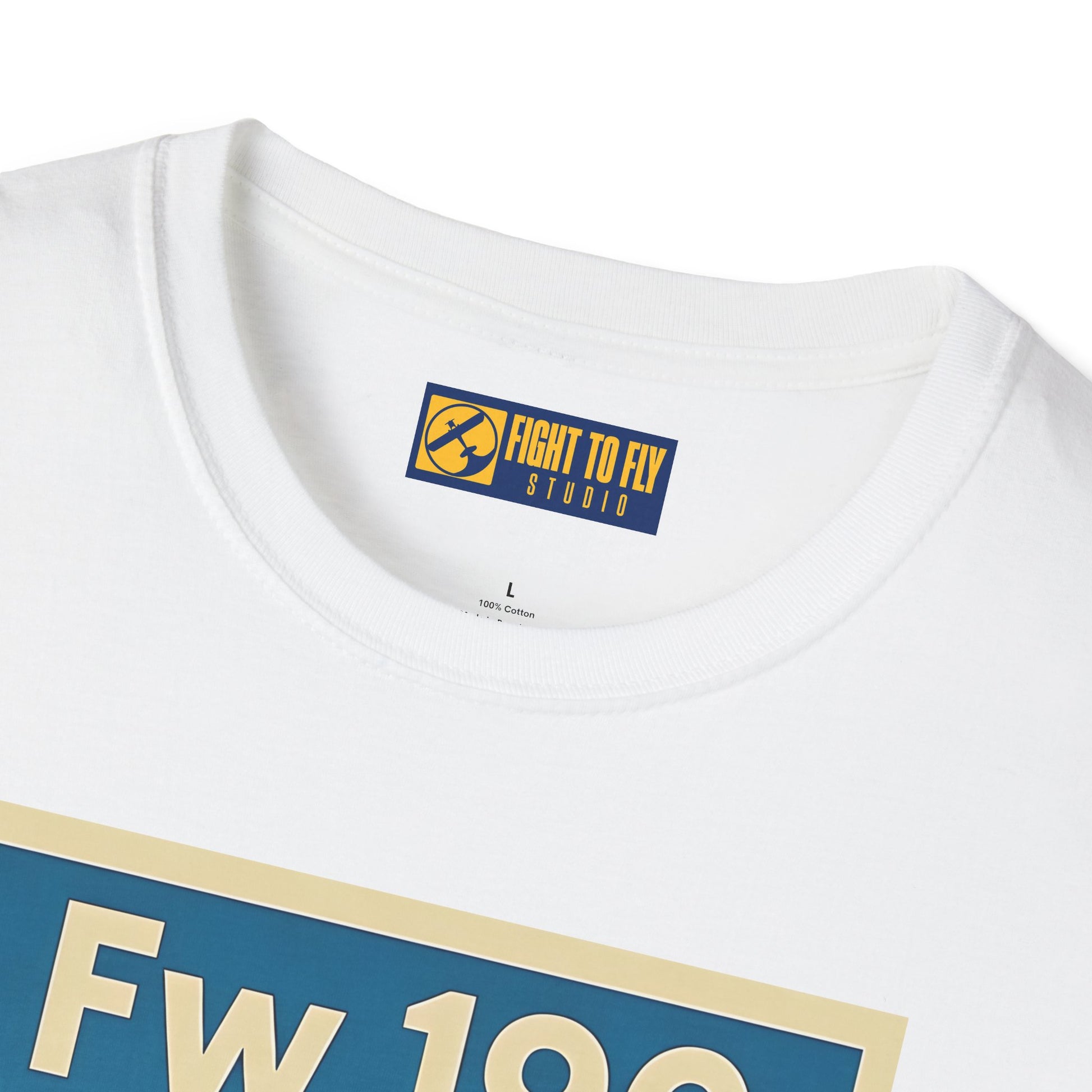 Fw 190 Premium T-Shirt – Focke-Wulf Fighter Full Graphic WWII Aviation Tee - Pilot gifts - warbird t-shirt