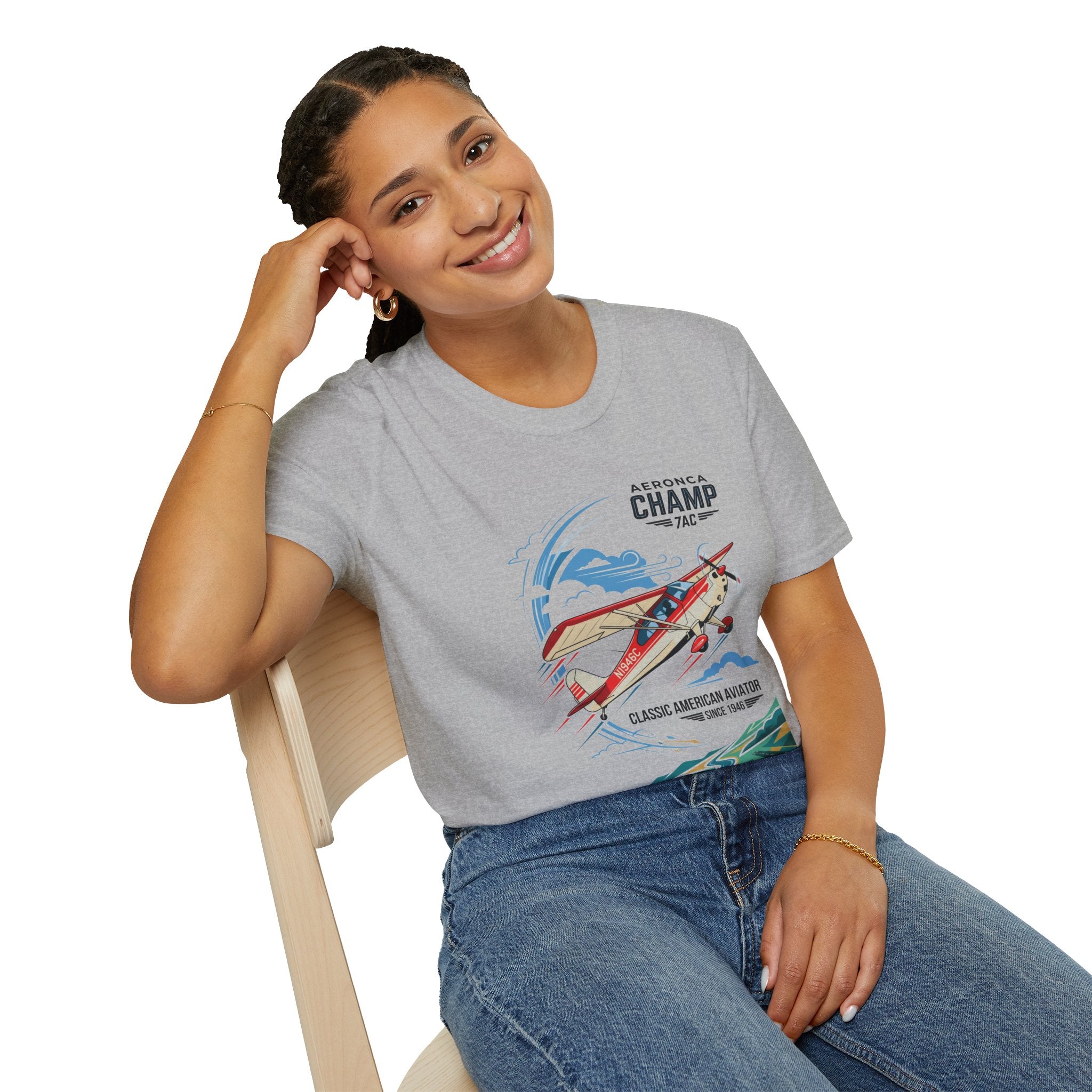 Aeronca Champ Classic American Aviator T-Shirt