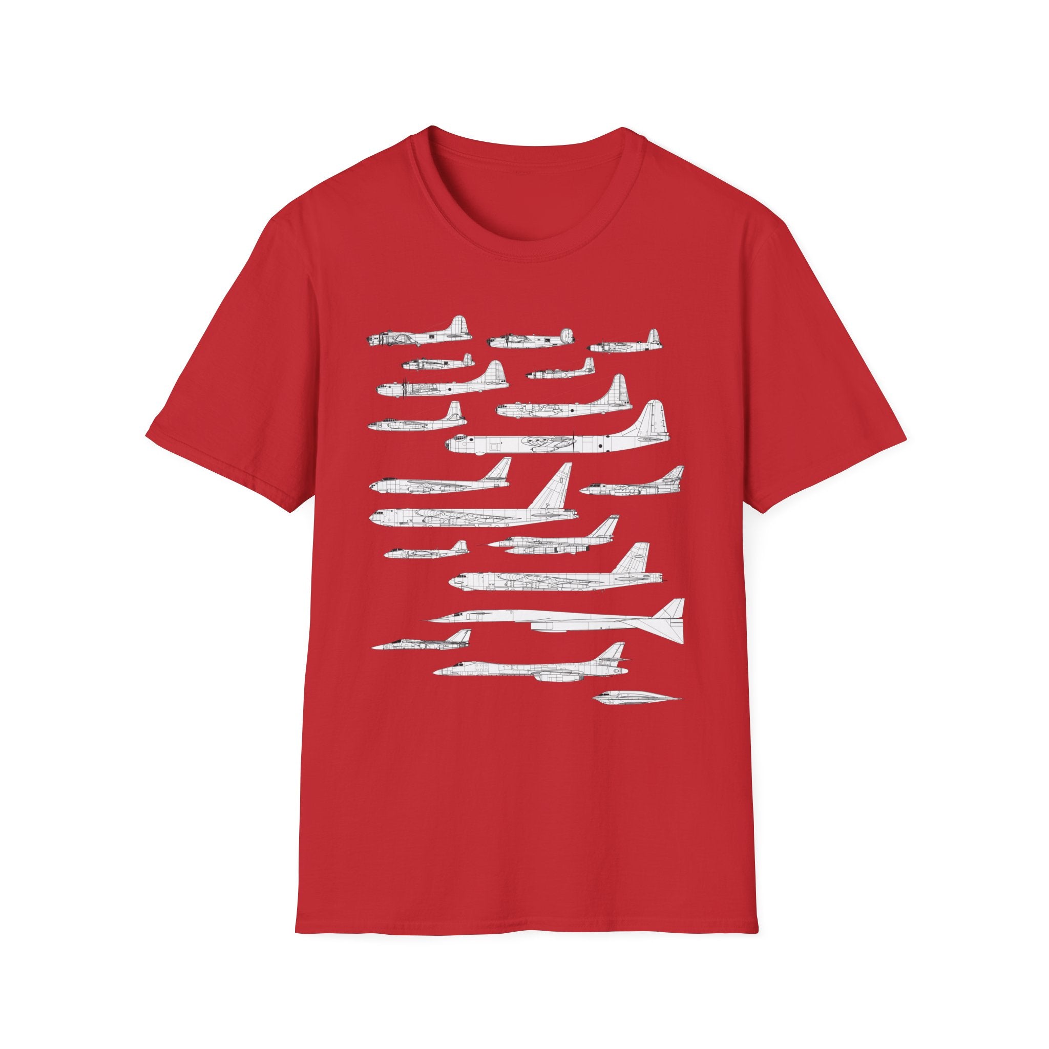 Lineage of USAF Bombers Evolution Tee