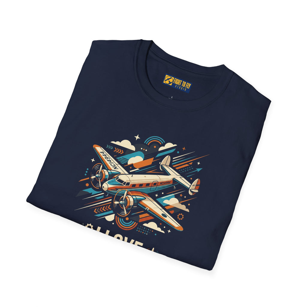 I Love the Sound of Round Engines Lockheed Electra Jr Tee