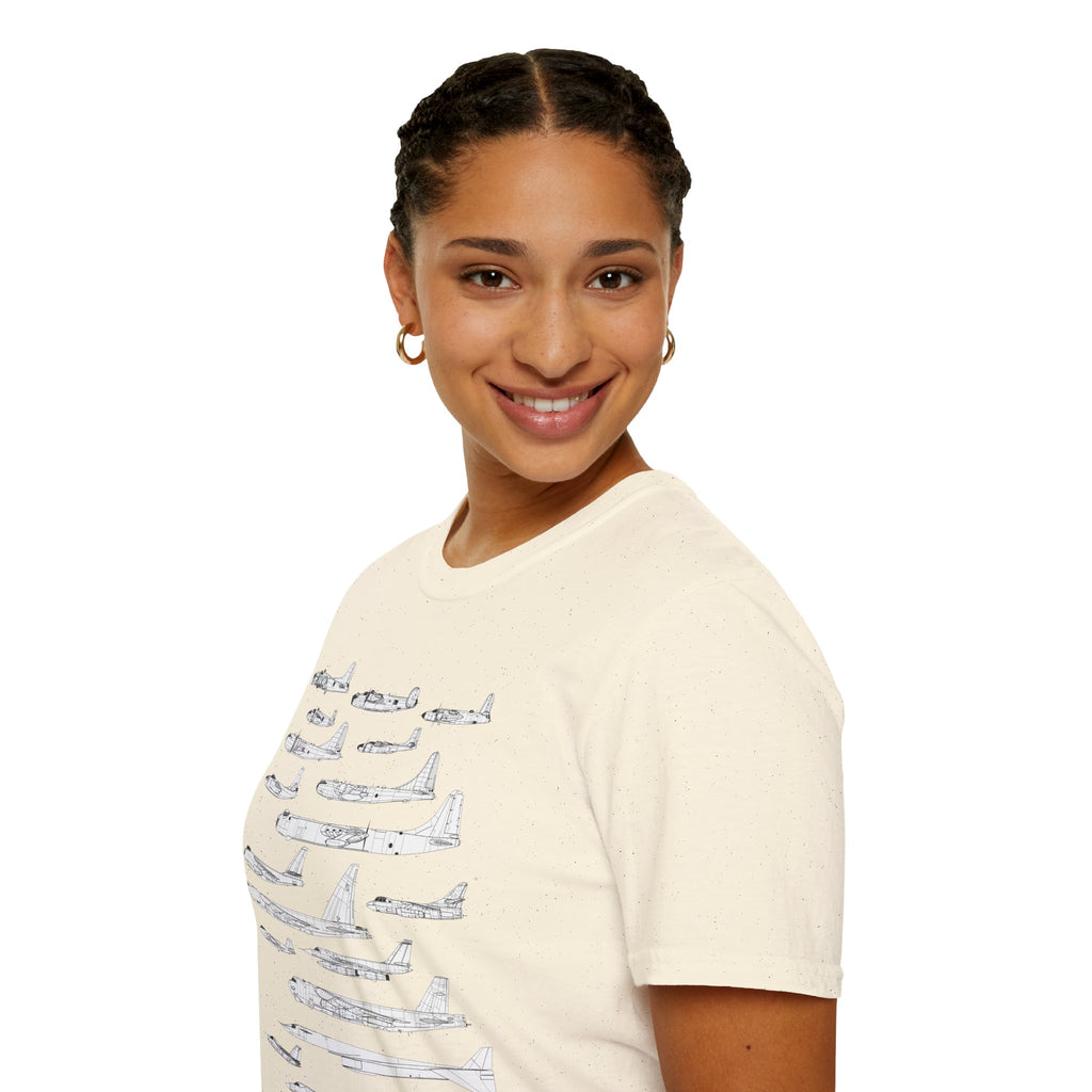 Lineage of USAF Bombers Evolution Tee