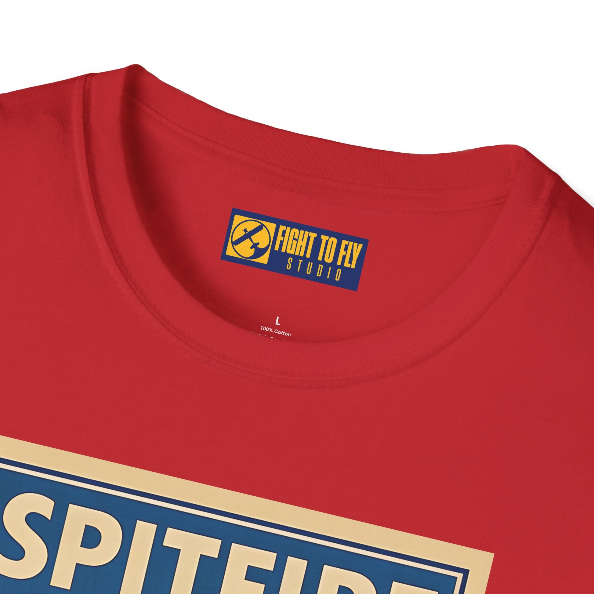 Spitfire Premium T-Shirt – British WWII Fighter Full Graphic Aviation Tee - Pilot gifts - warbird t-shirt