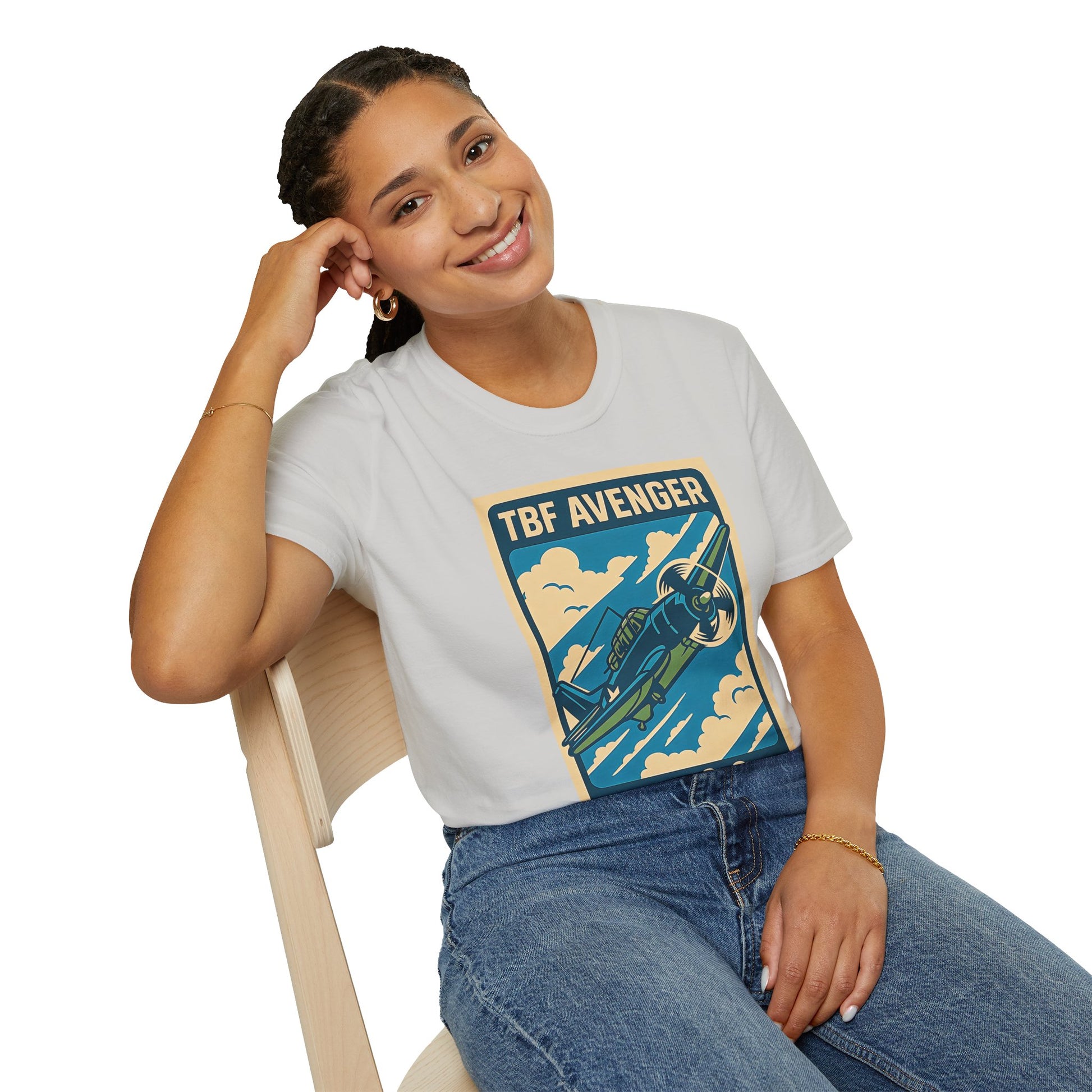 Avenger Premium T-Shirt – WWII Torpedo Bomber Full Graphic Aviation Tee - Pilot gifts - warbird t-shirt