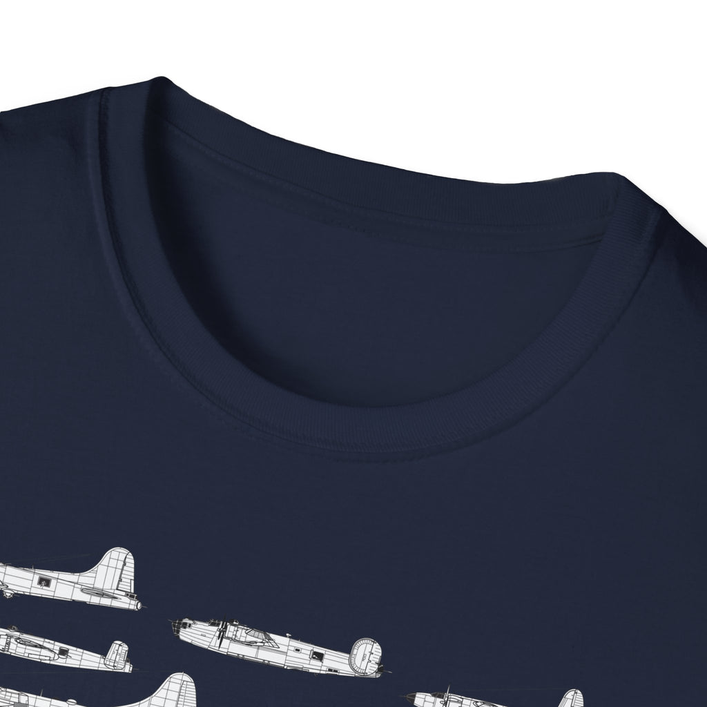Lineage of USAF Bombers Evolution Tee