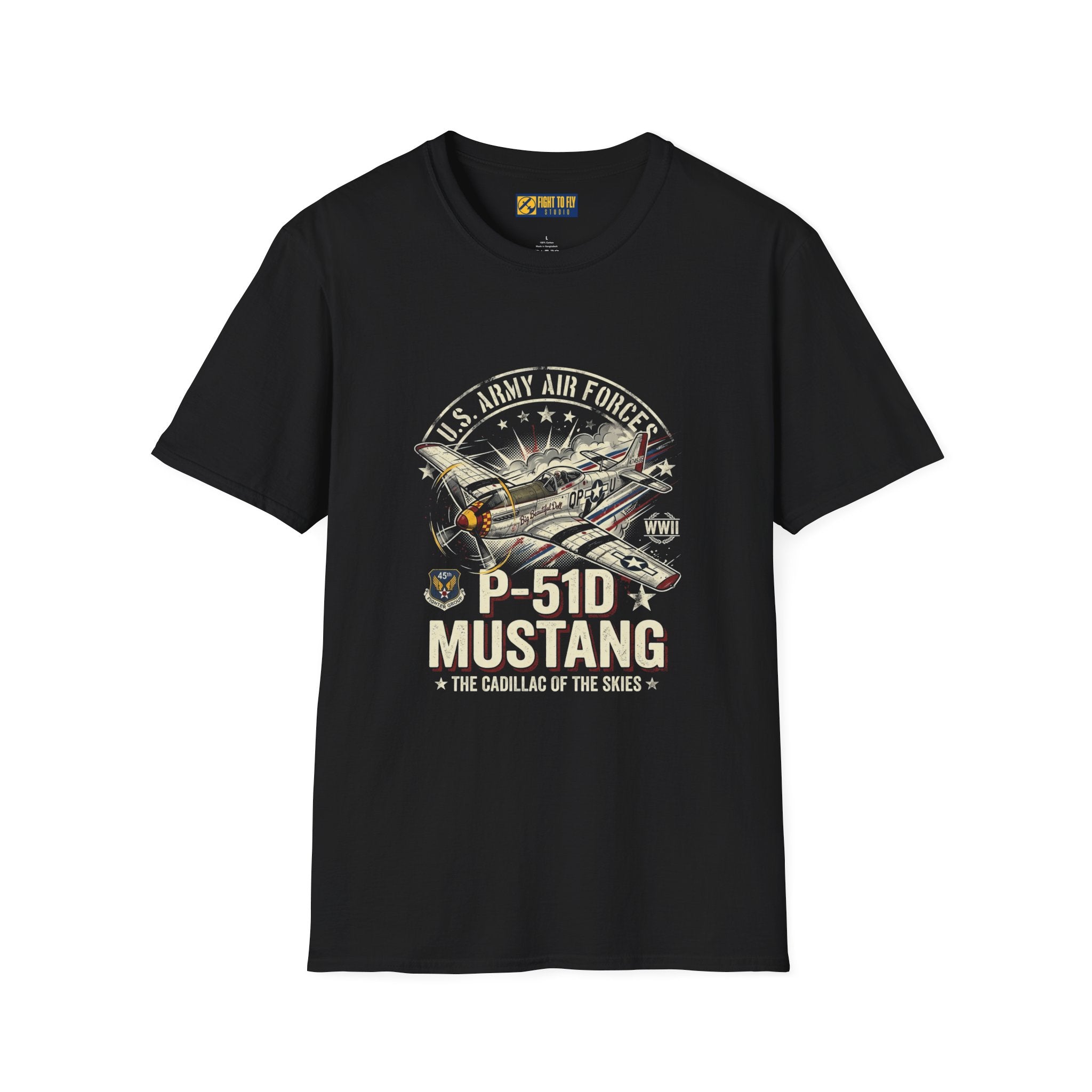 P-51D Mustang Cadillac of the Skies T-Shirt