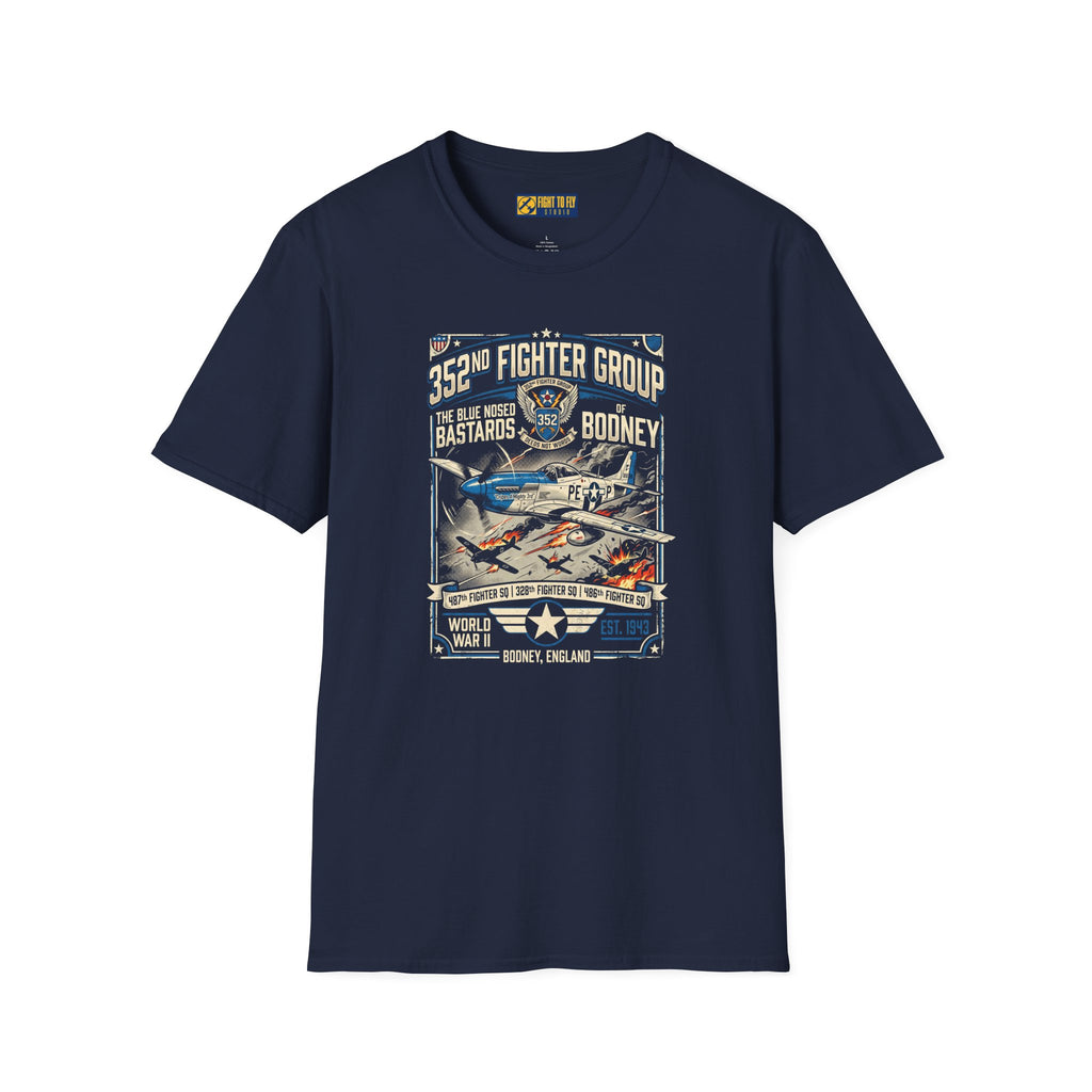 352nd Fighter Group Blue-Nosed Bastards Tee