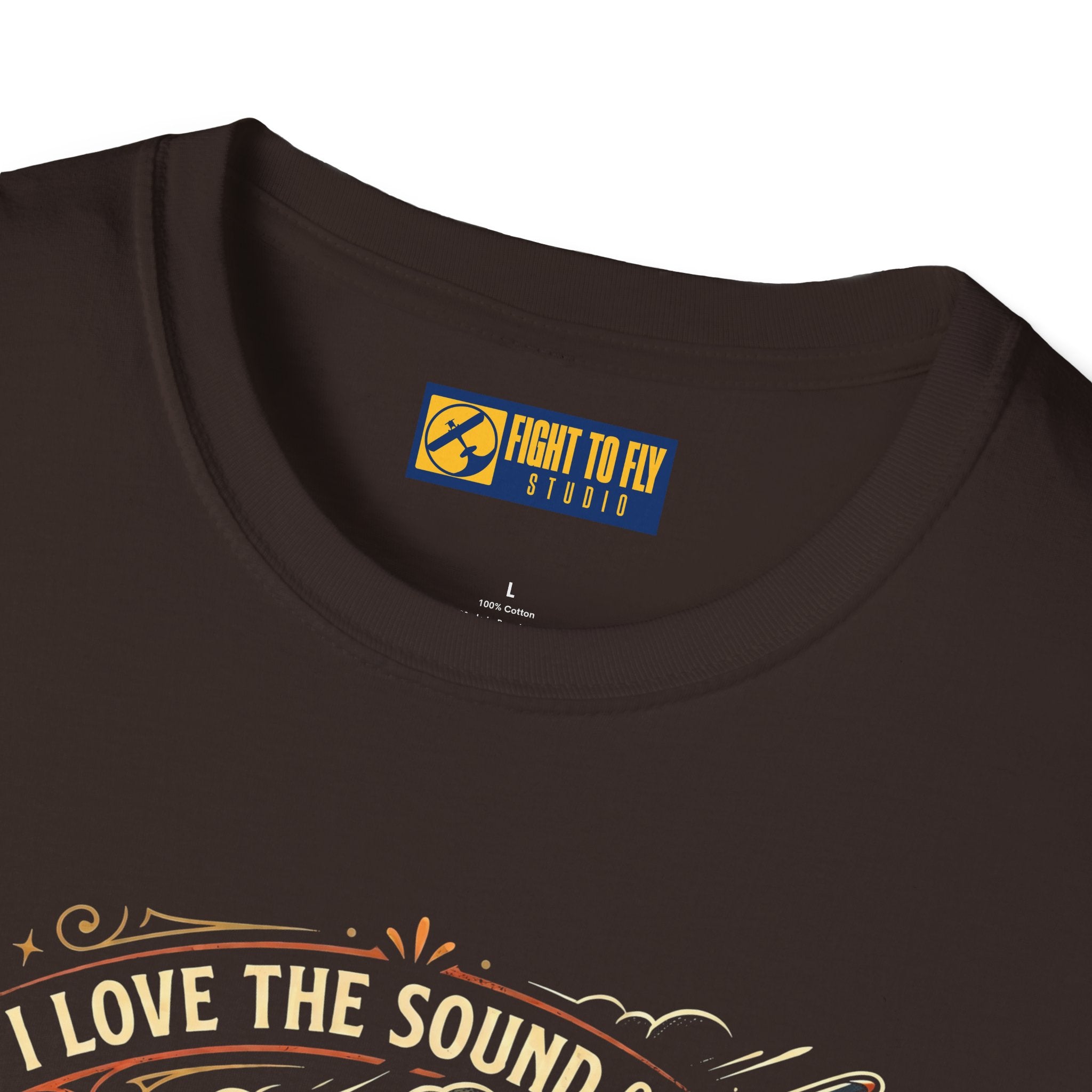 I Love the Sound of Round Engines Classic Flight Tee