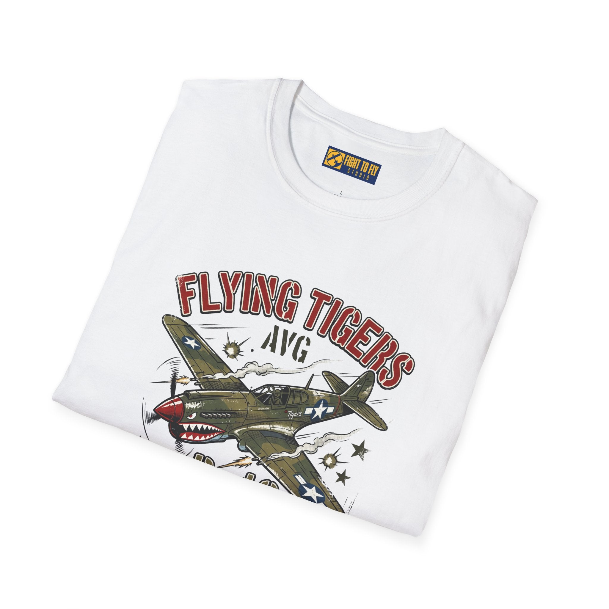 P-40 Warhawk Flying Tigers AVG T-Shirt