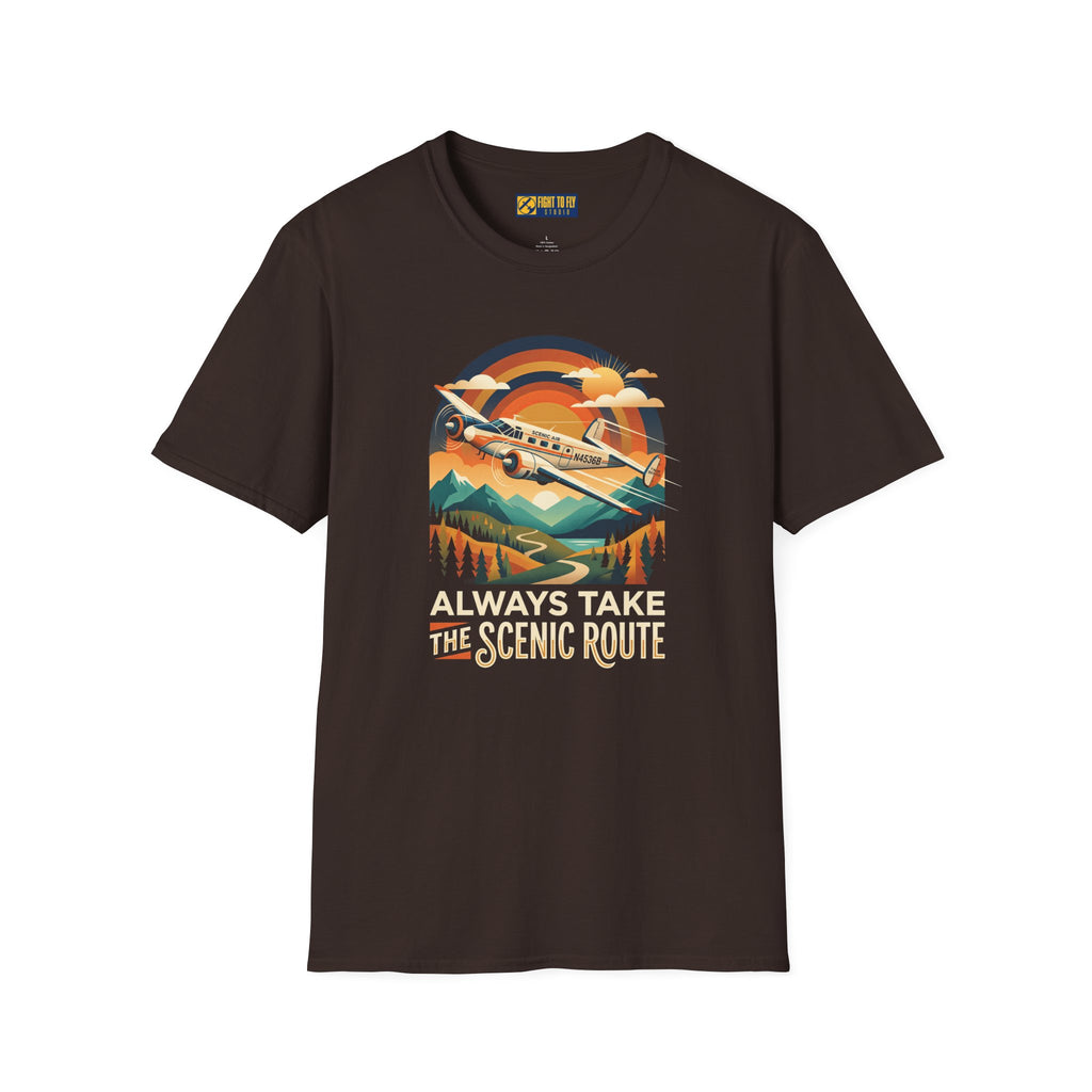 Always Take the Scenic Route Electra Jr Tee