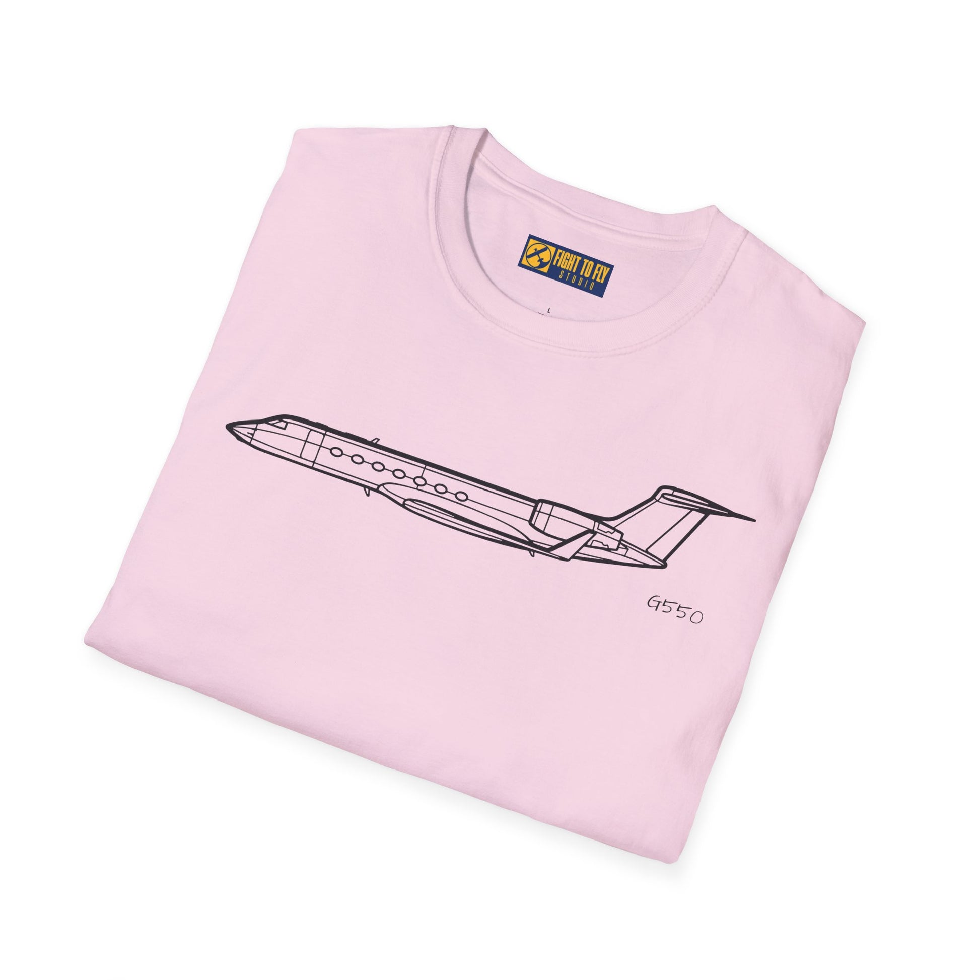 G550 T-Shirt – Gulfstream G550 Long-Range Business Jet Aviation Tee