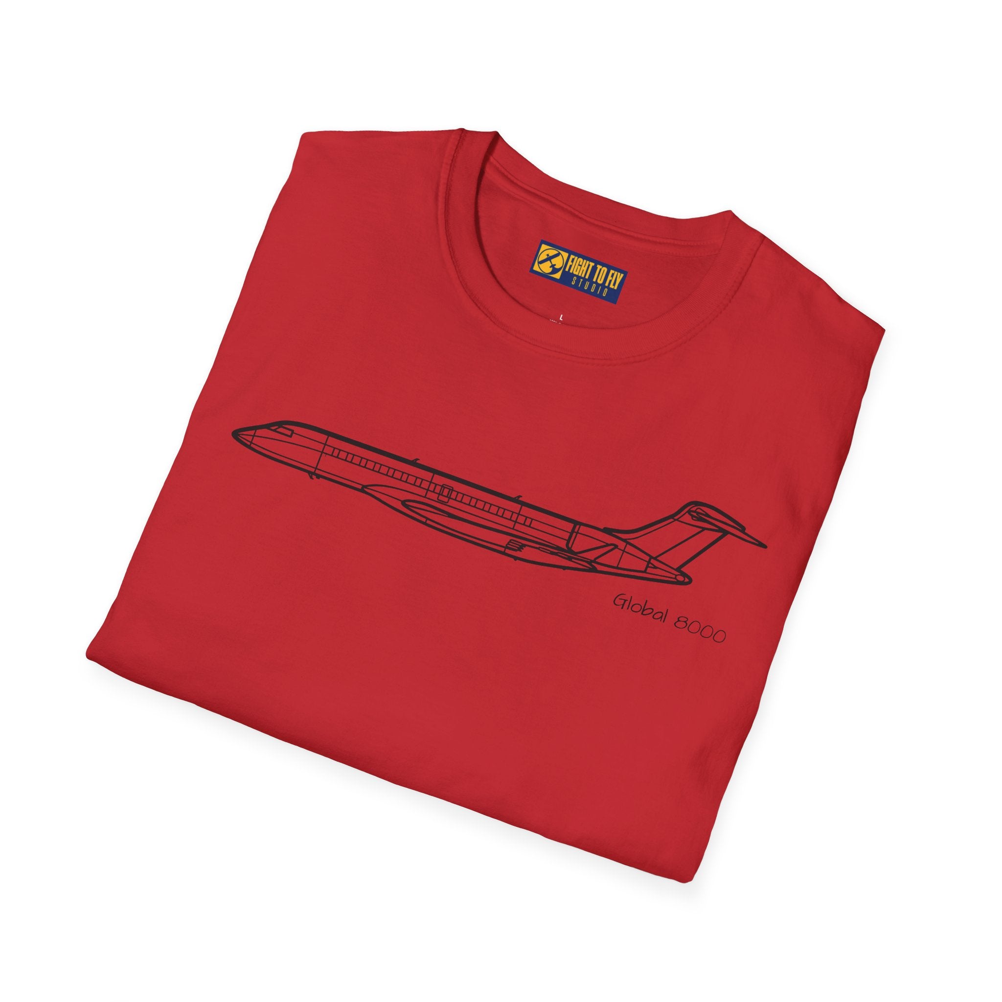 Global 8000 T-Shirt – Global 8000 Flagship Business Jet Aviation Tee