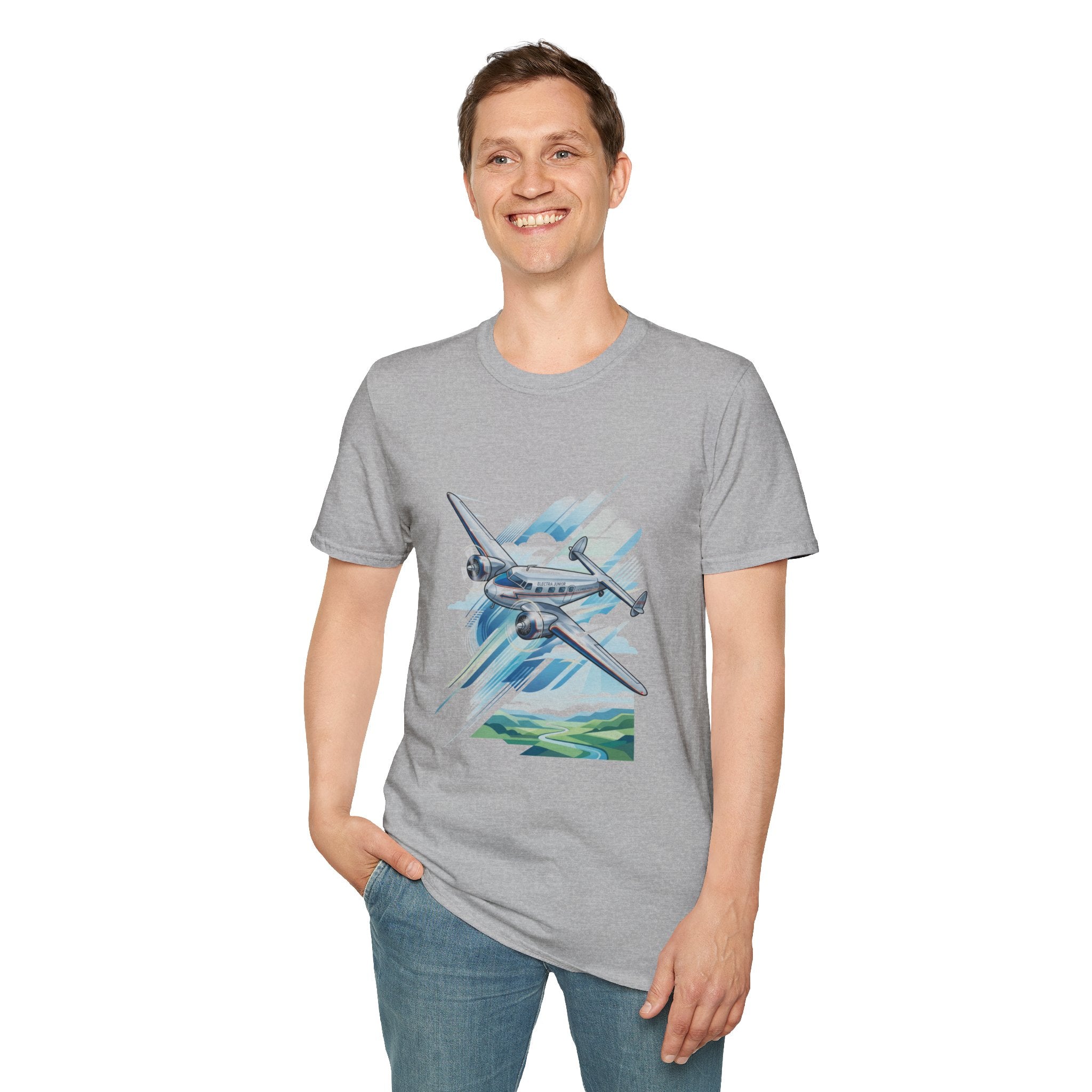 Lockheed Electra Jr Vintage Aircraft T-Shirt