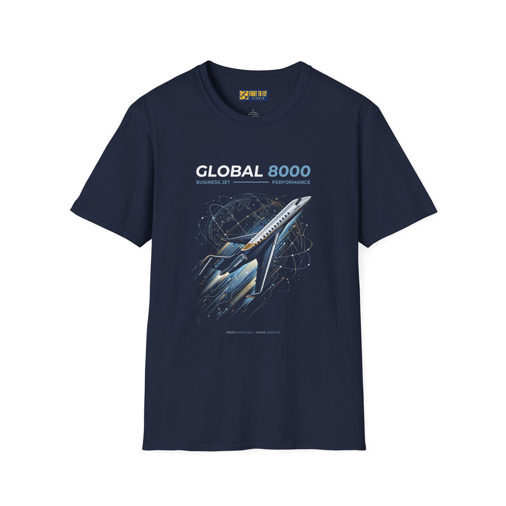 Bombardier Global 8000 Performance Jet T-Shirt