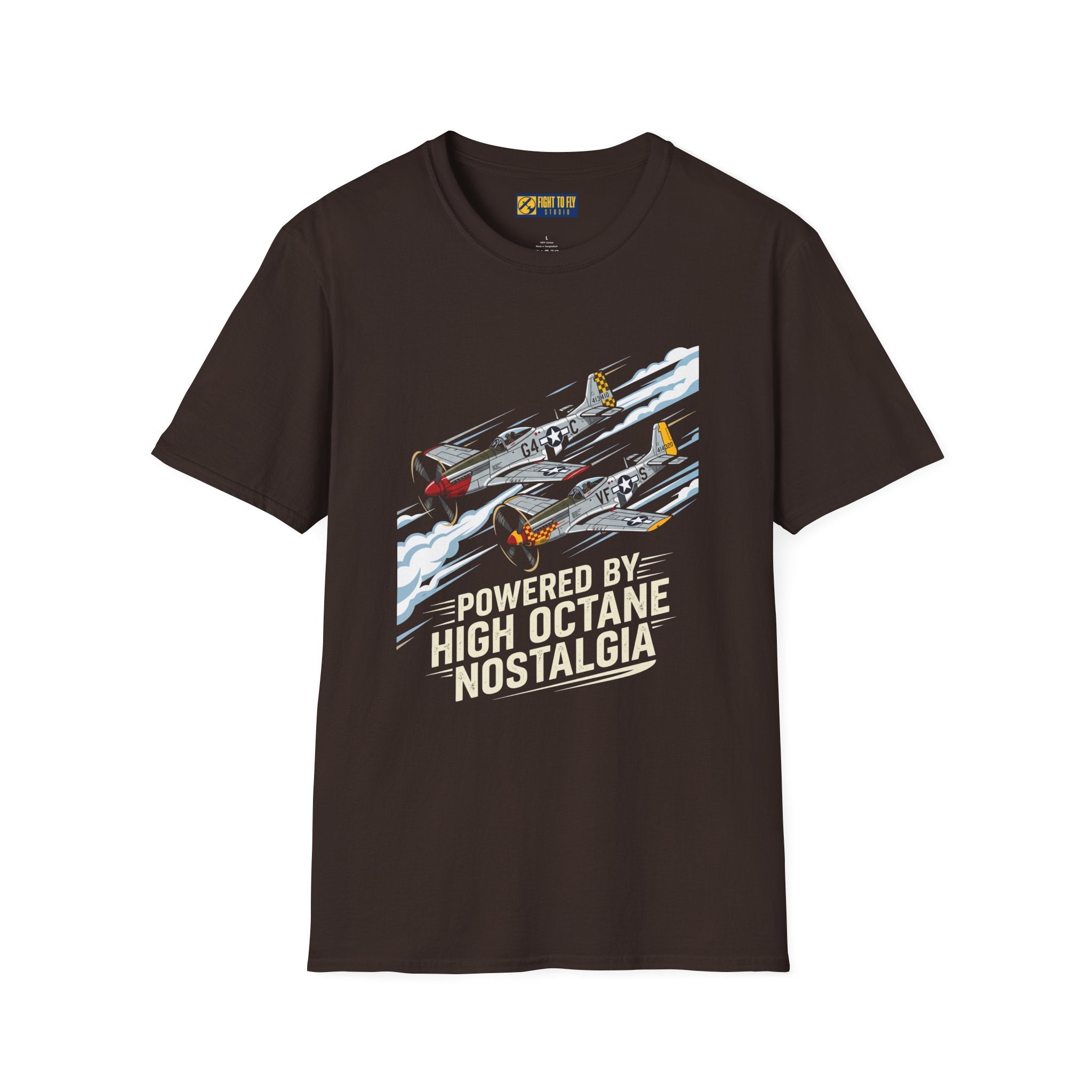 Powered by High Octane Nostalgia Mustang Tee