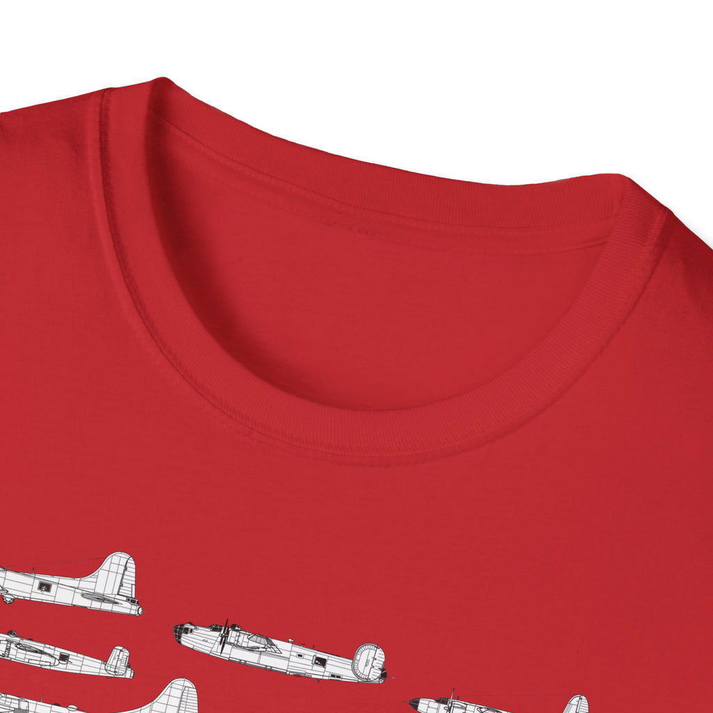 Lineage of USAF Bombers Evolution Tee