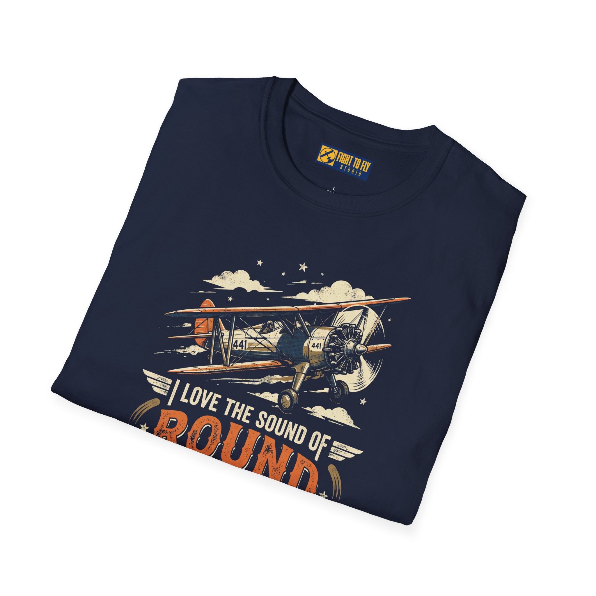 I Love the Sound of Round Engines Flying Nostalgia Tee