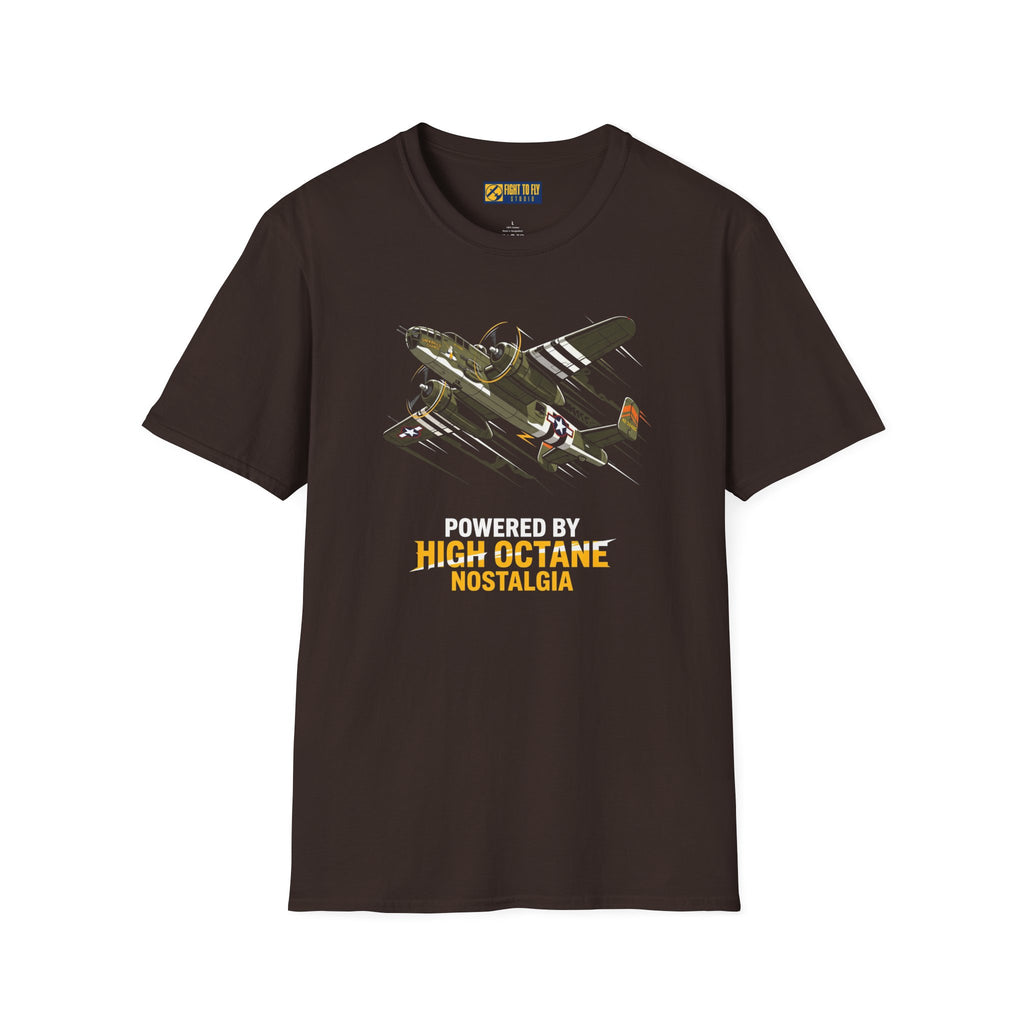 Powered by High Octane Nostalgia Warbird Tee