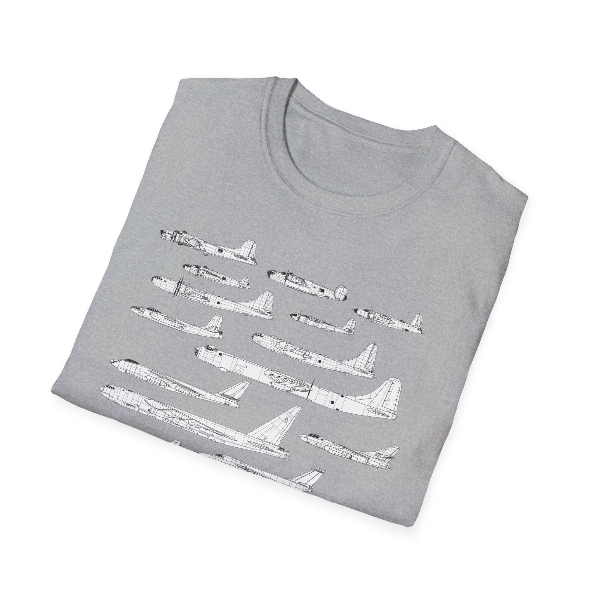 Lineage of USAF Bombers Evolution Tee